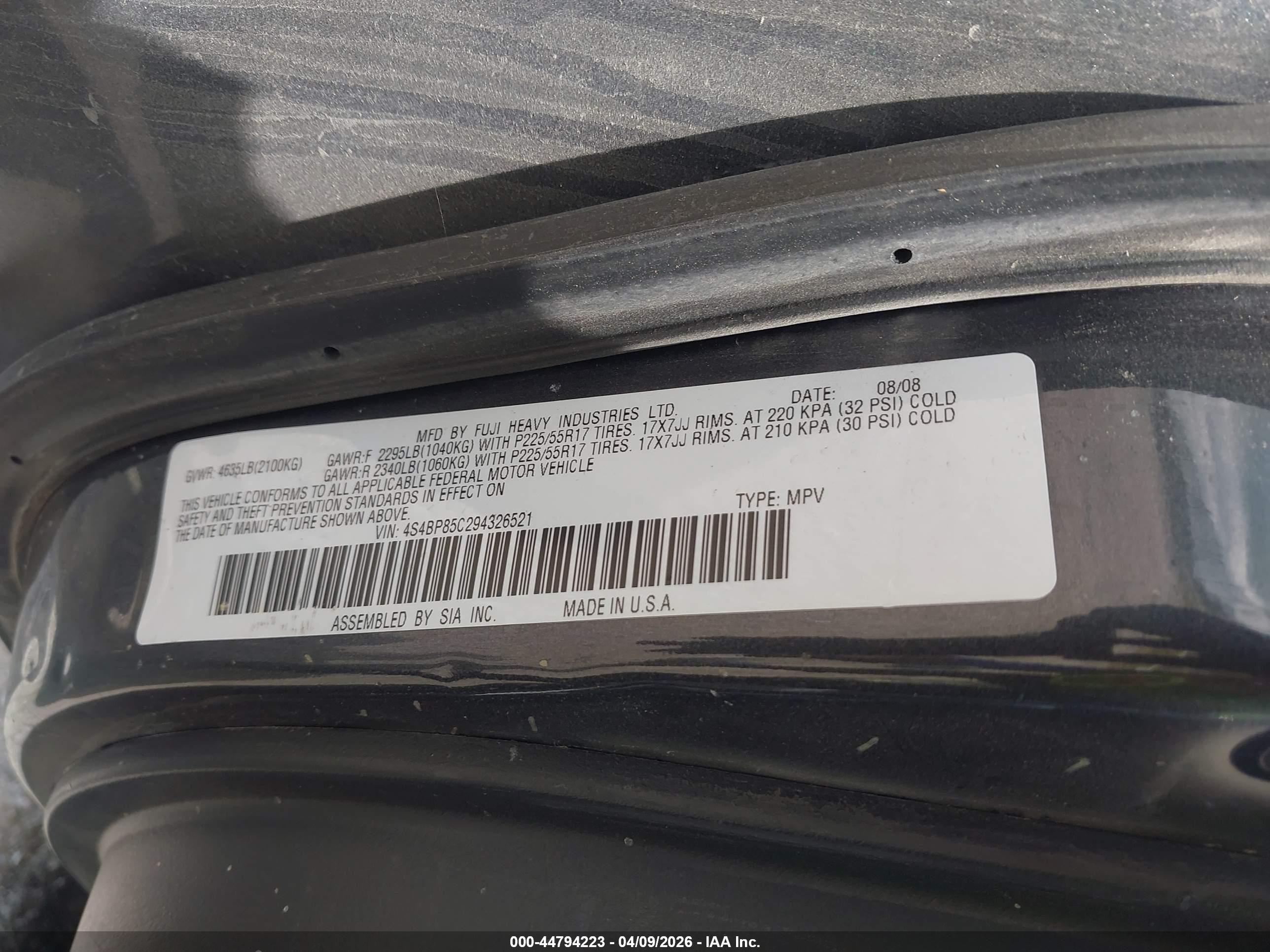 SUBARU OUTBACK image 9