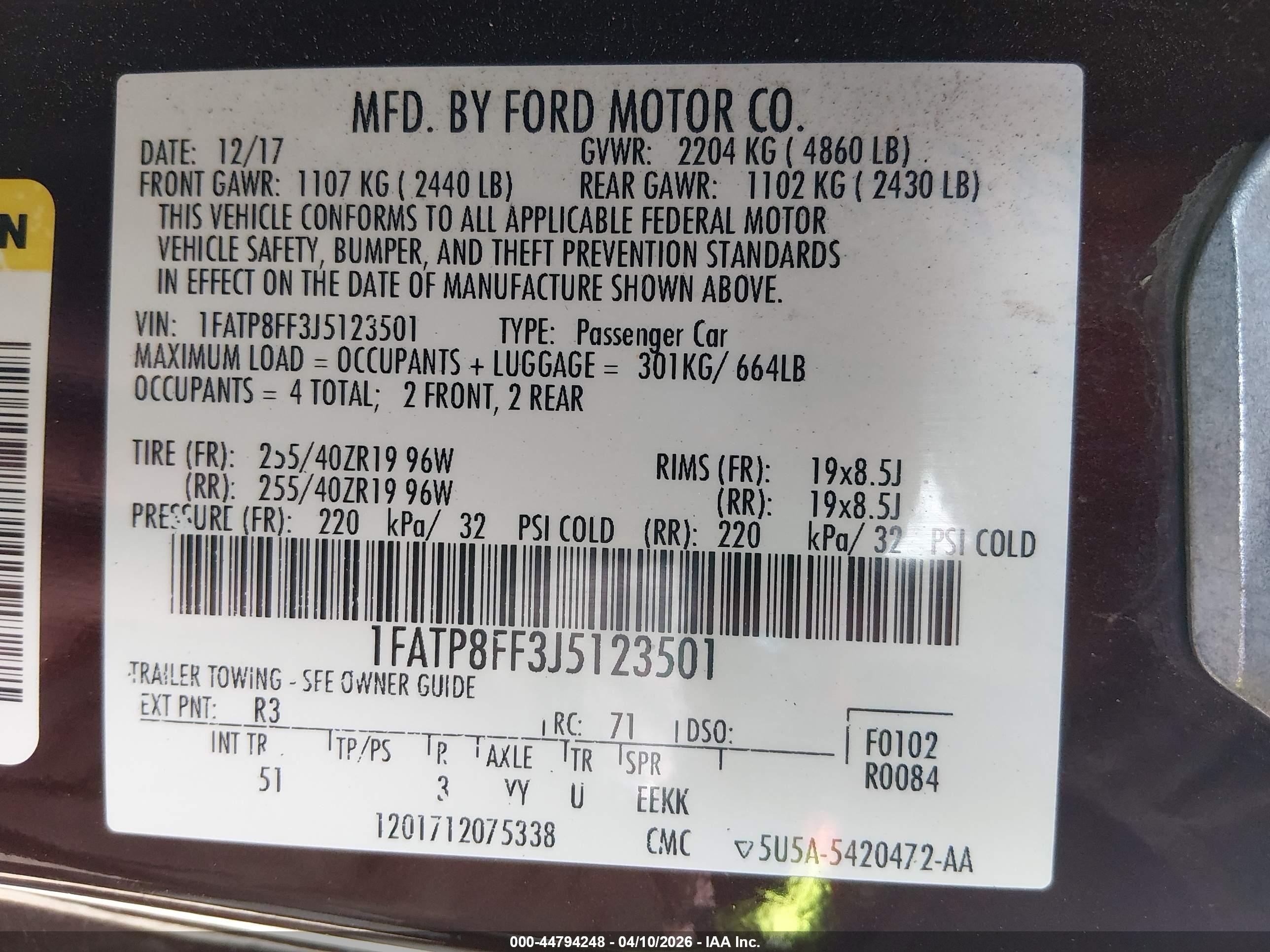 FORD MUSTANG image 9
