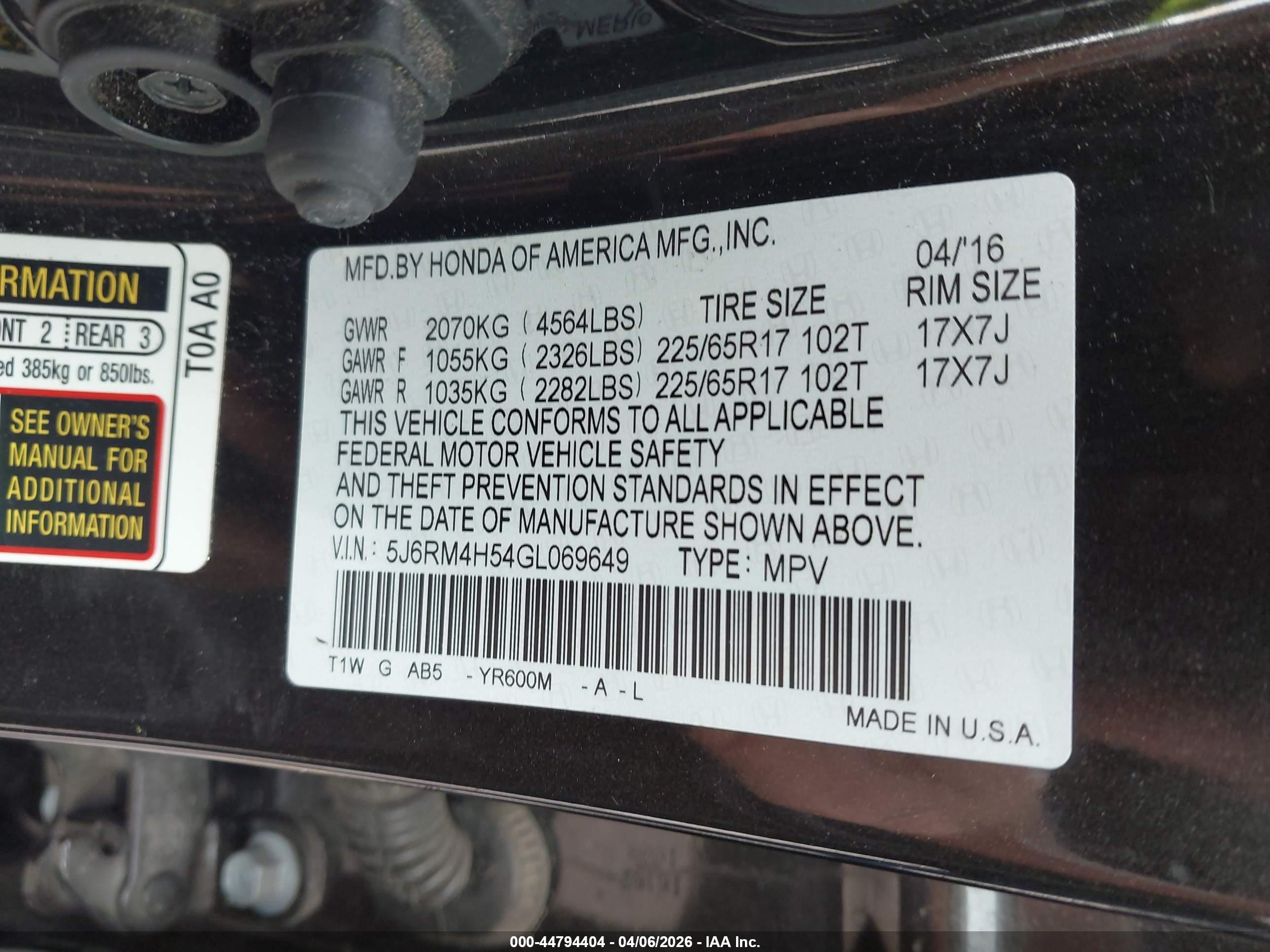 HONDA CR-V image 9