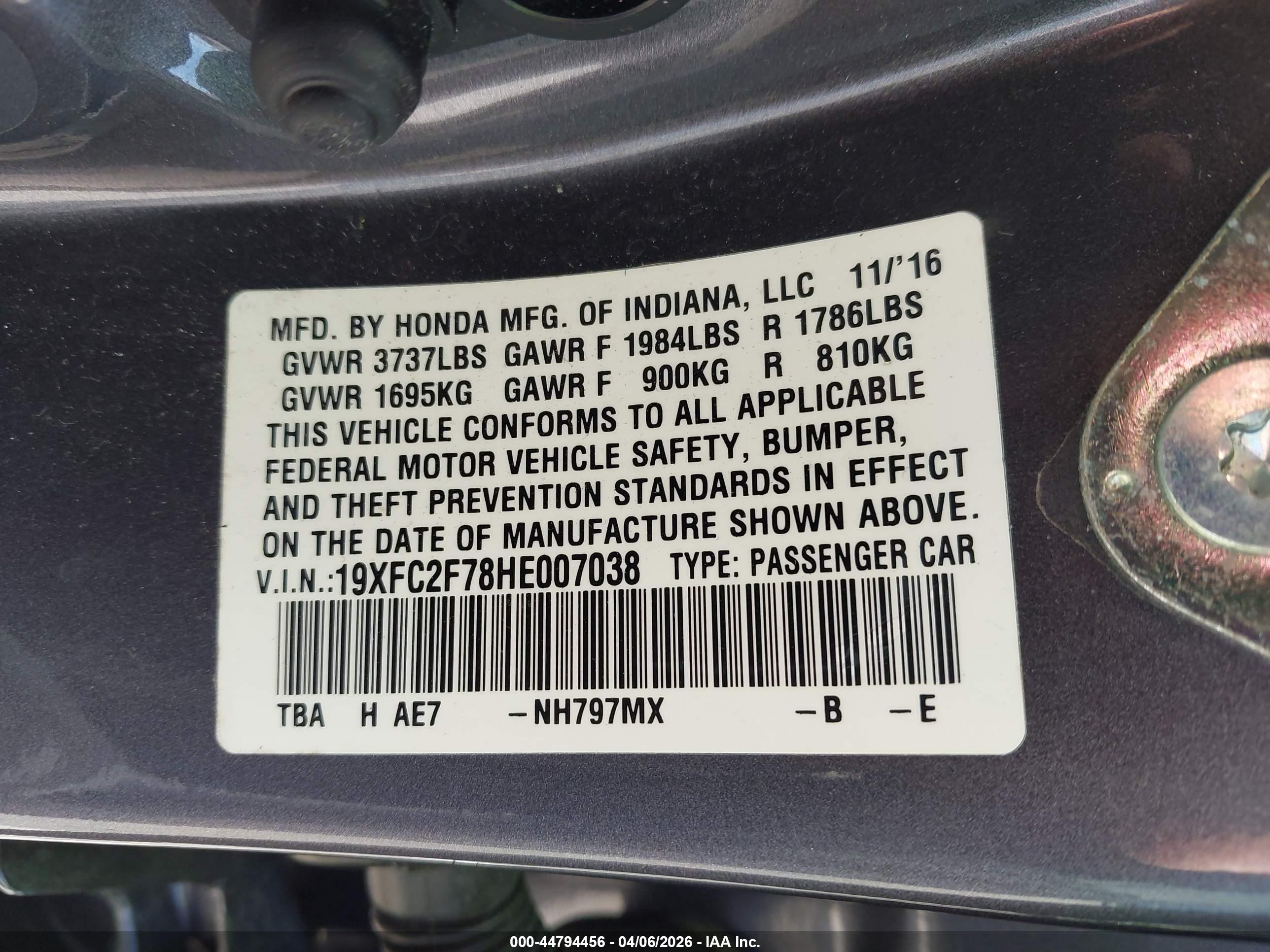 HONDA CIVIC image 9