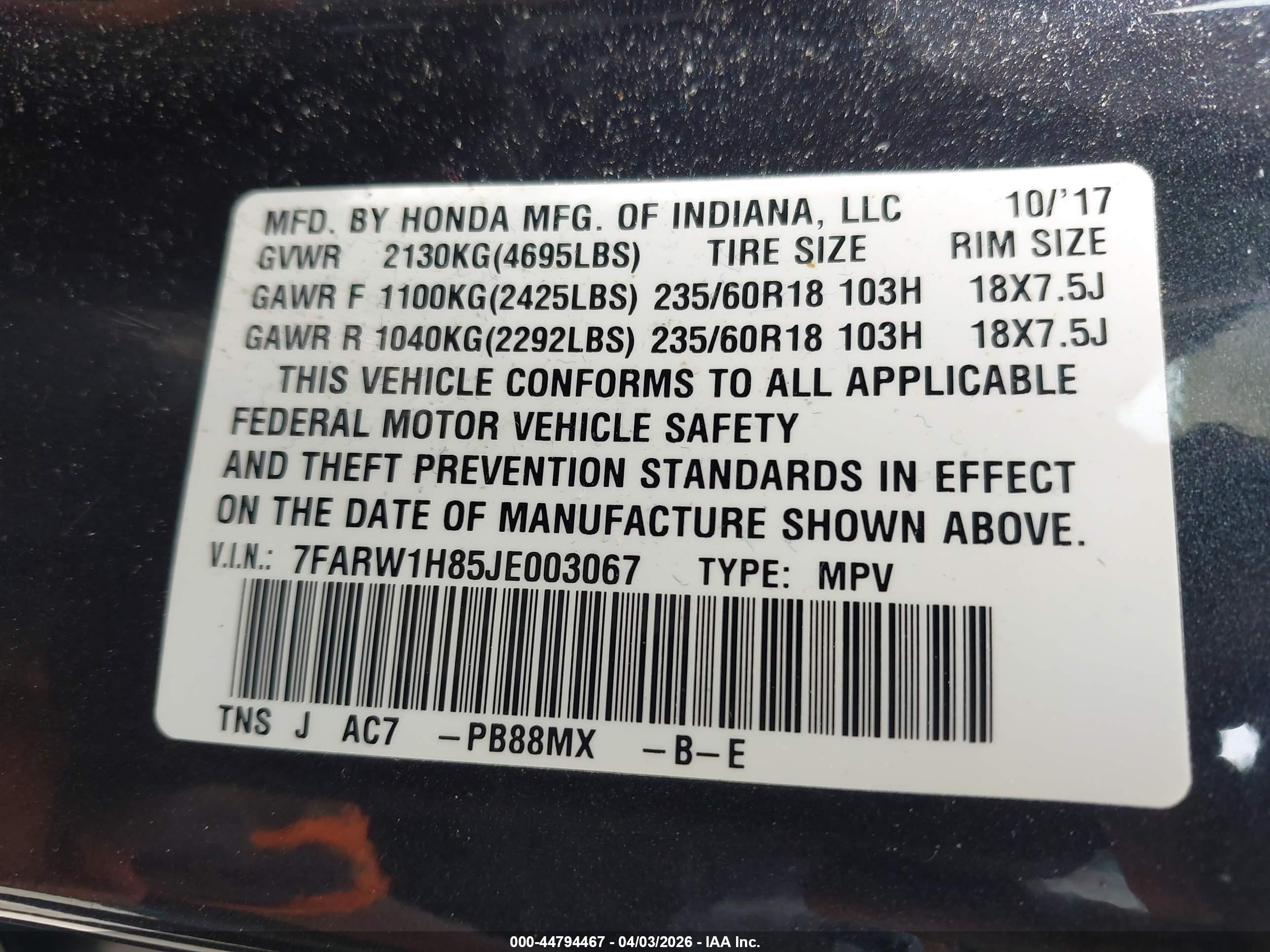 HONDA CR-V image 9