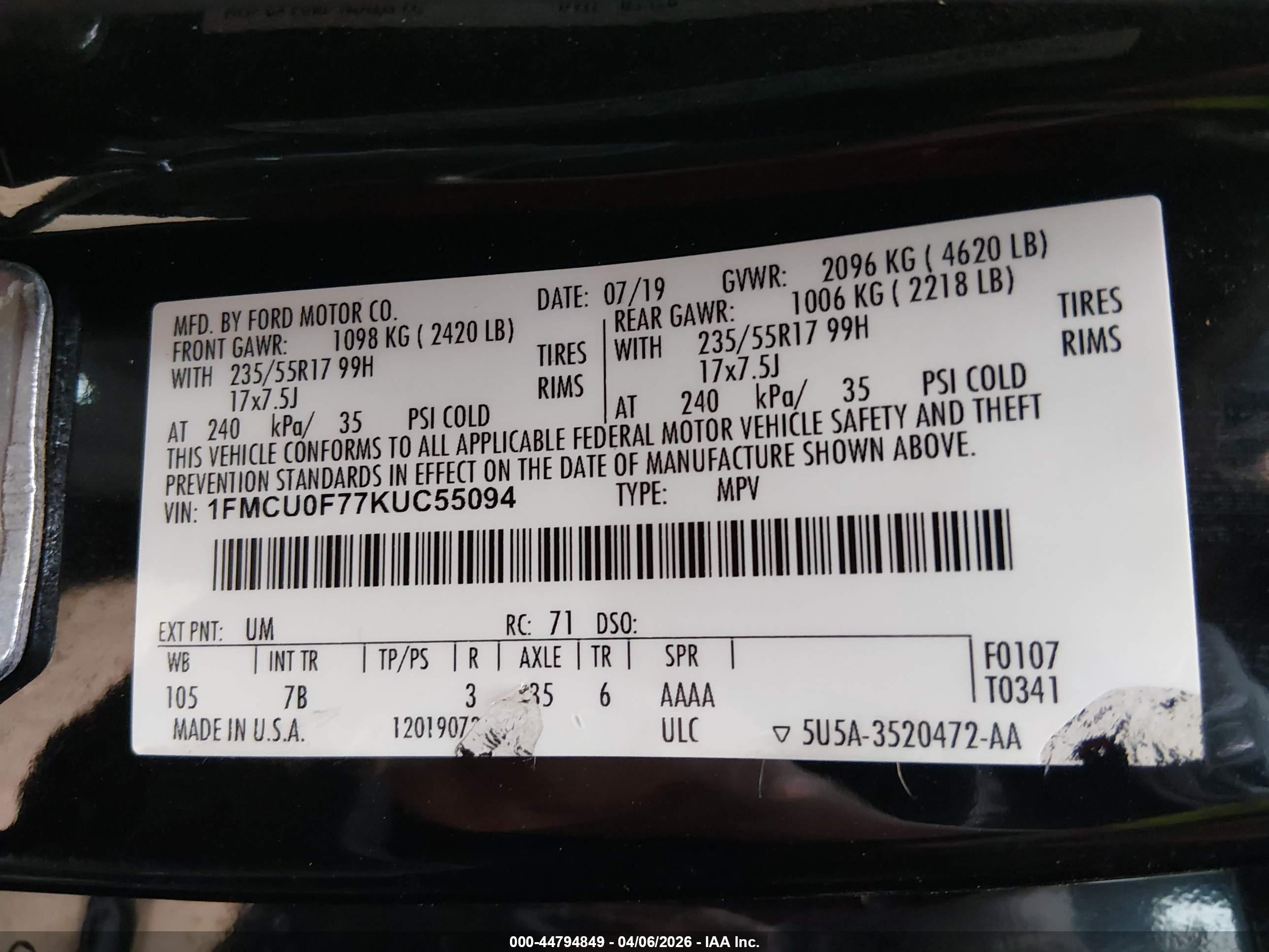 FORD ESCAPE image 9
