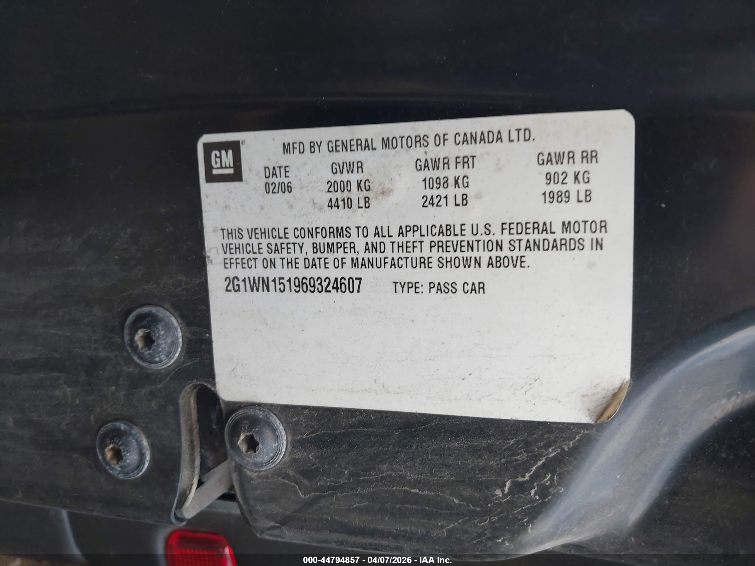 CHEVROLET MONTE image 9