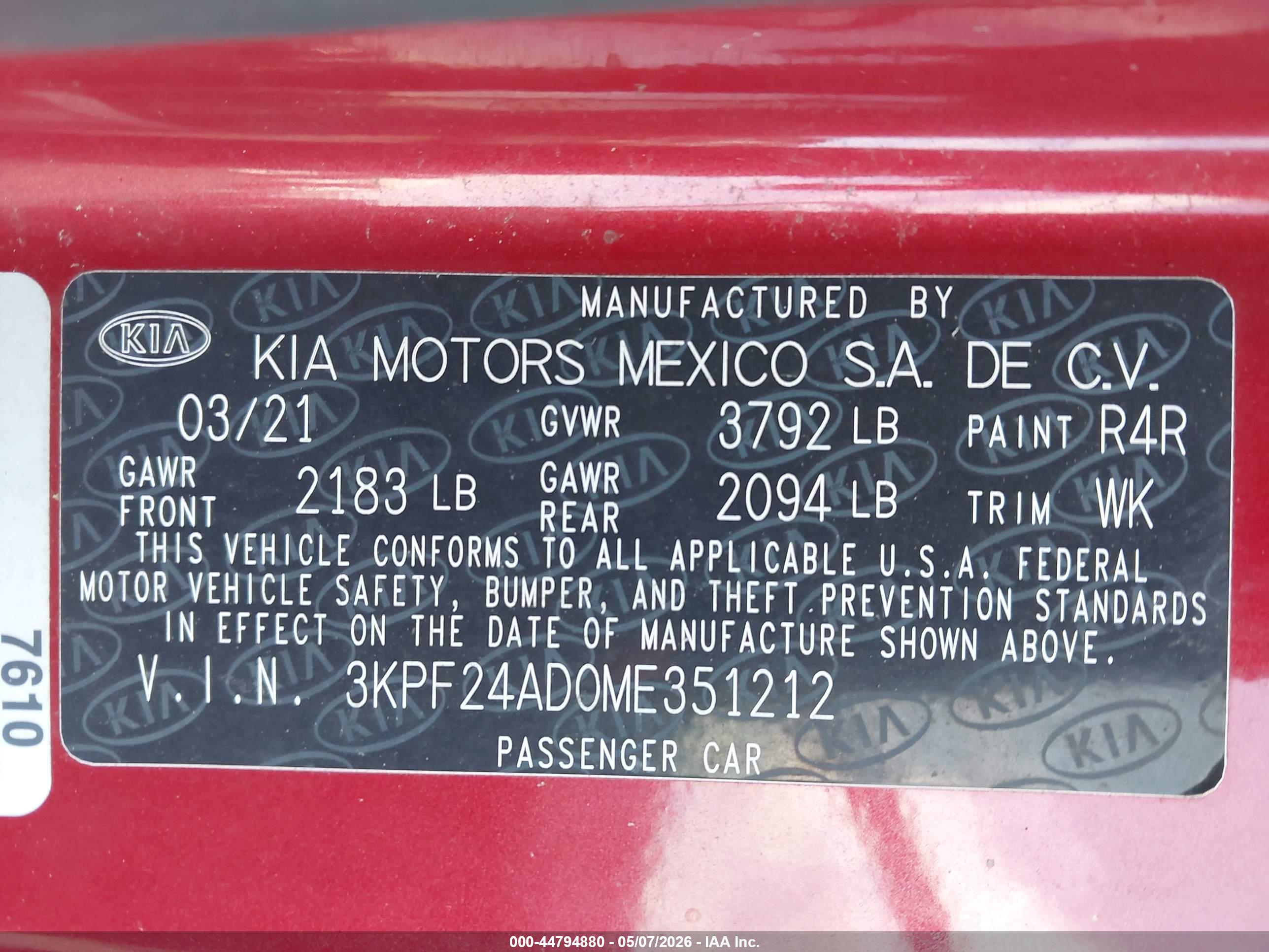 KIA FORTE image 9