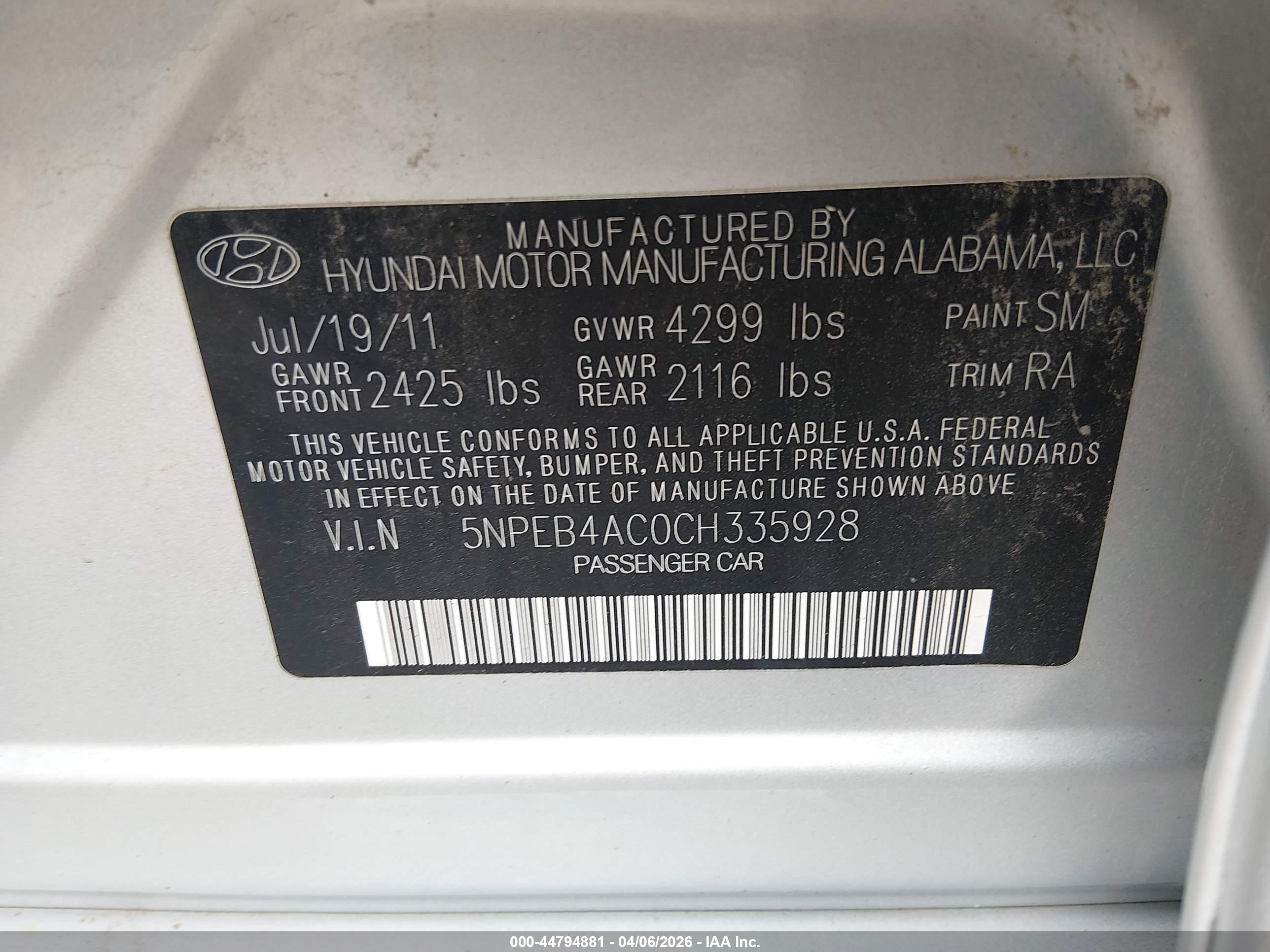 HYUNDAI SONATA image 9