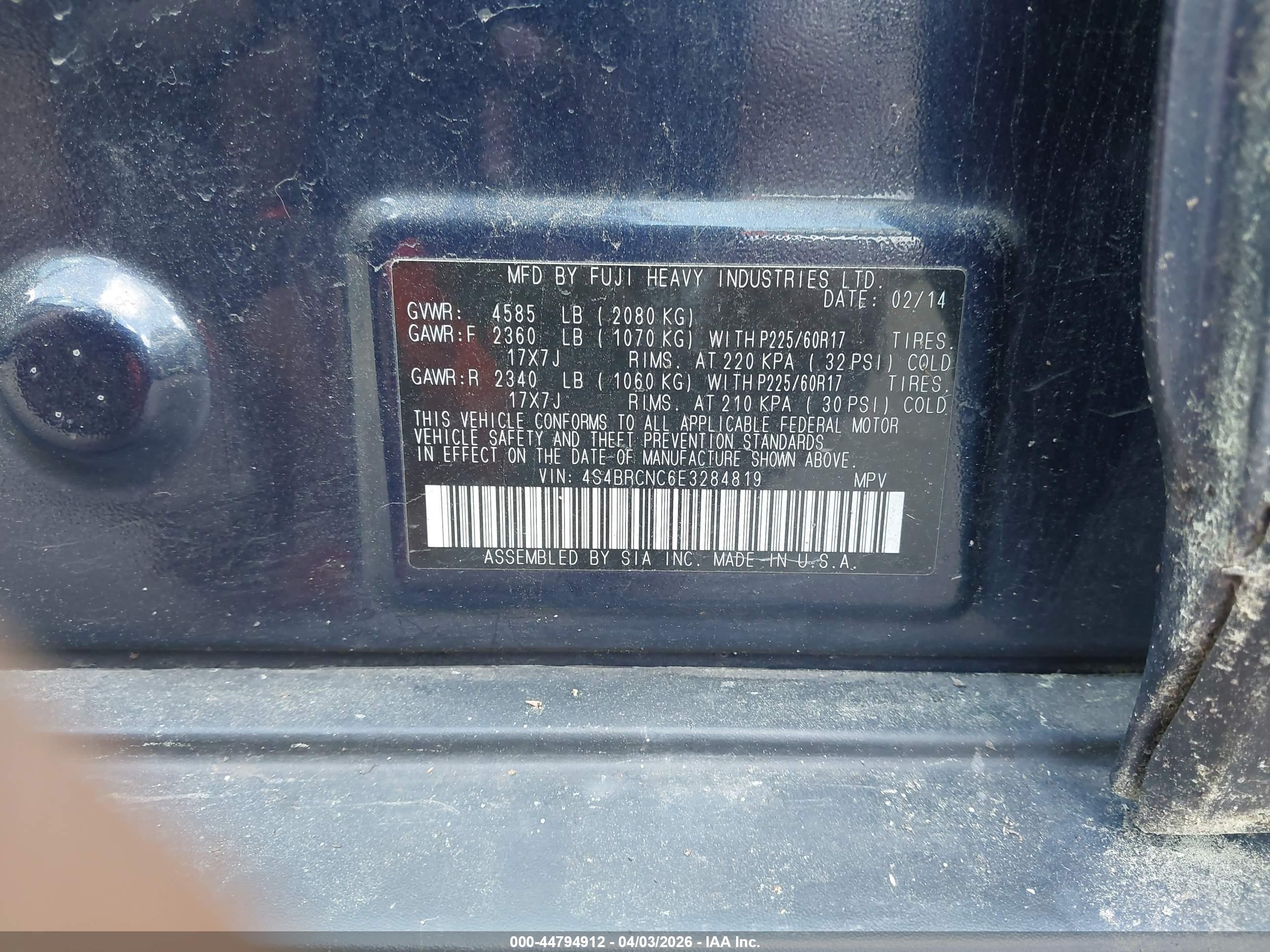 SUBARU OUTBACK image 9