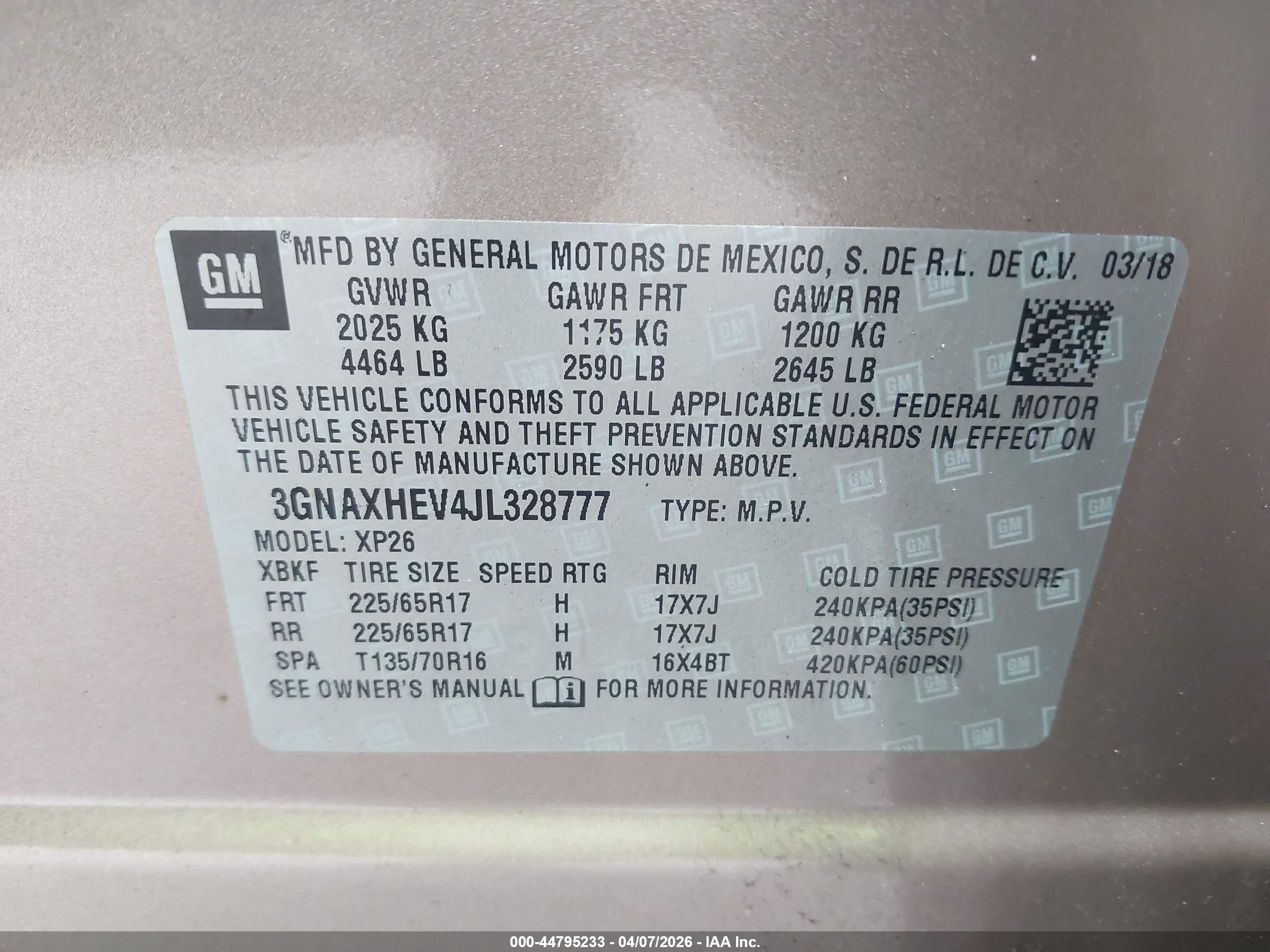 CHEVROLET EQUINOX image 9