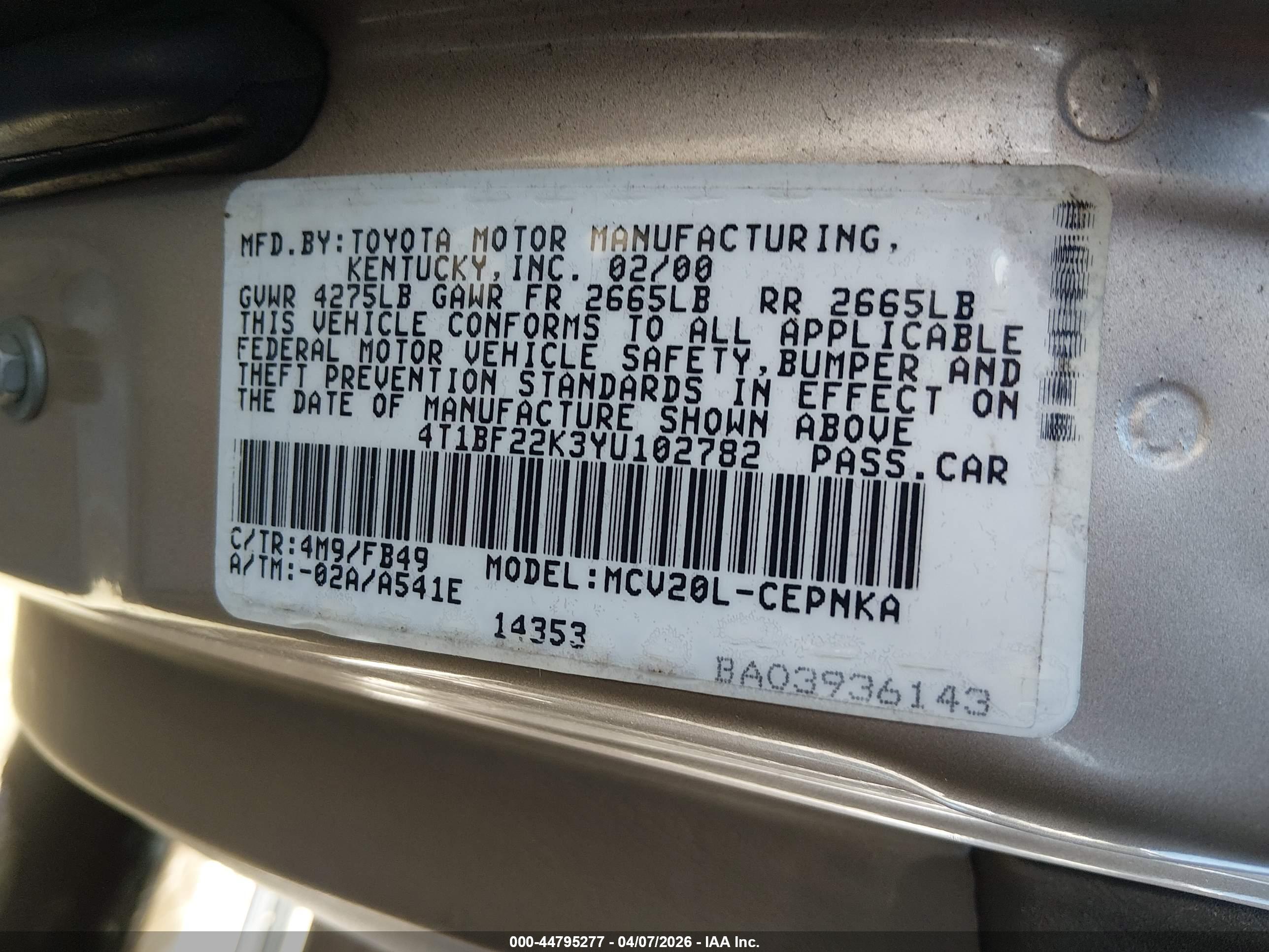 TOYOTA CAMRY image 9
