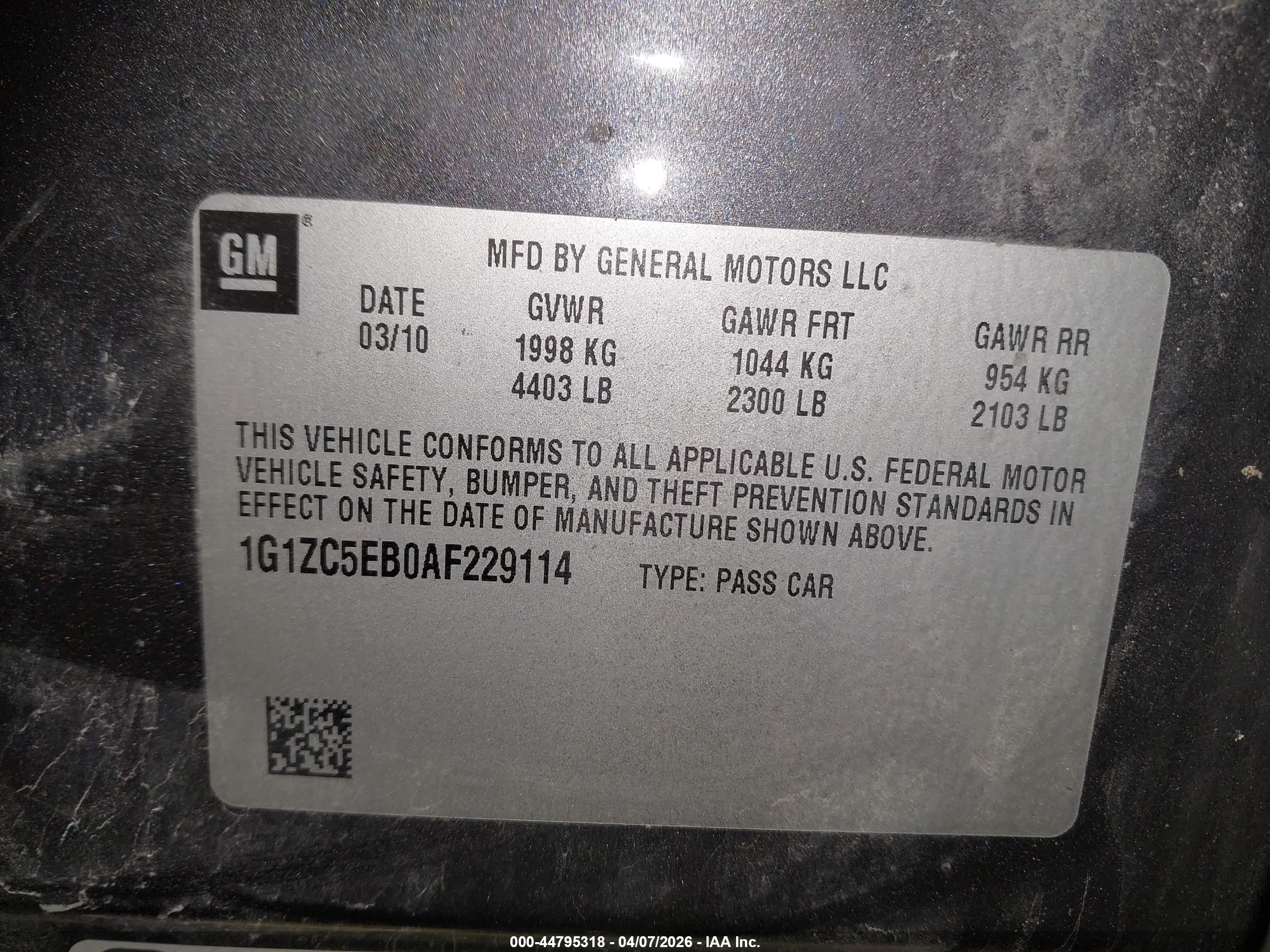 CHEVROLET MALIBU image 9