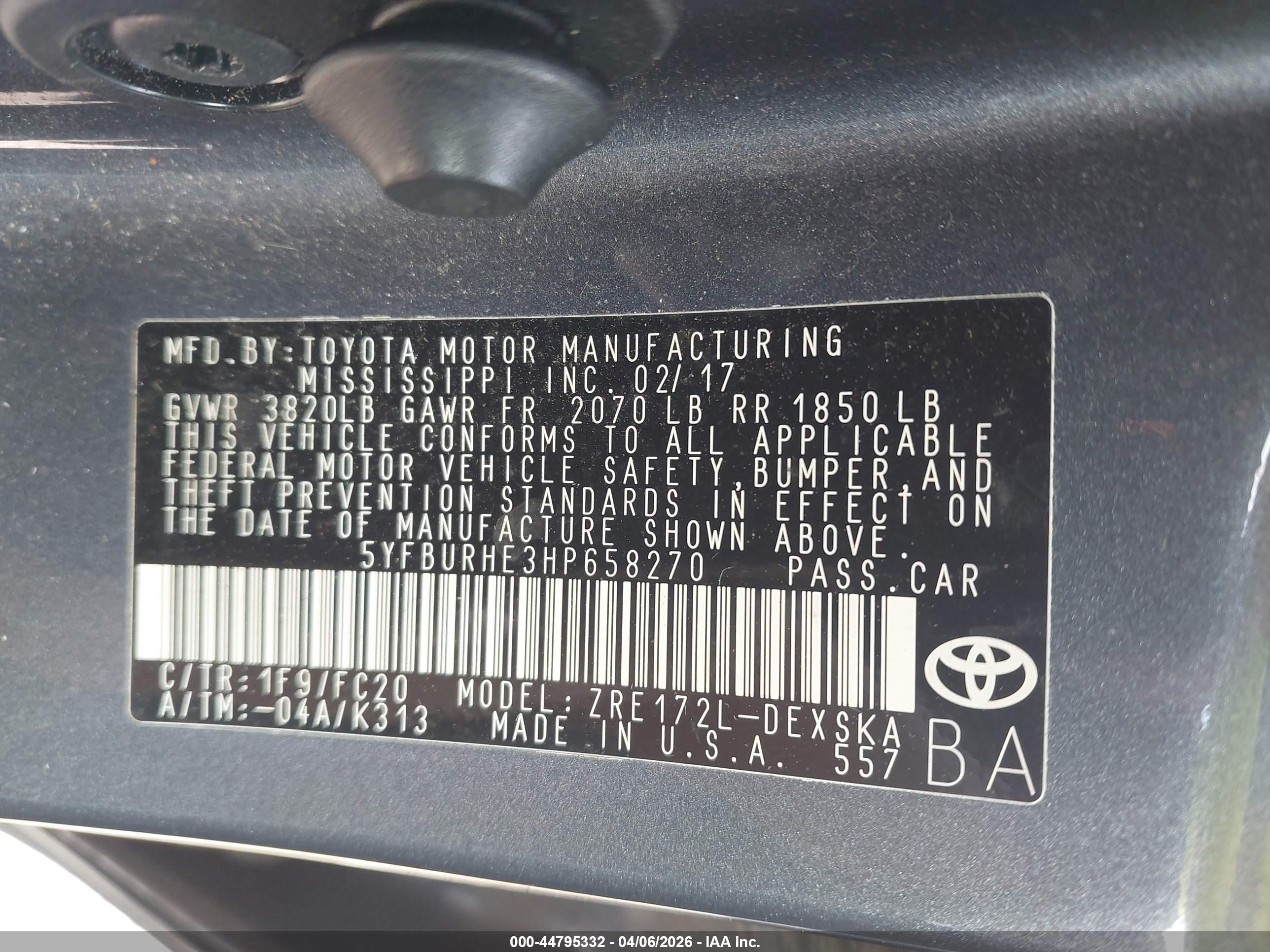 TOYOTA COROLLA image 9