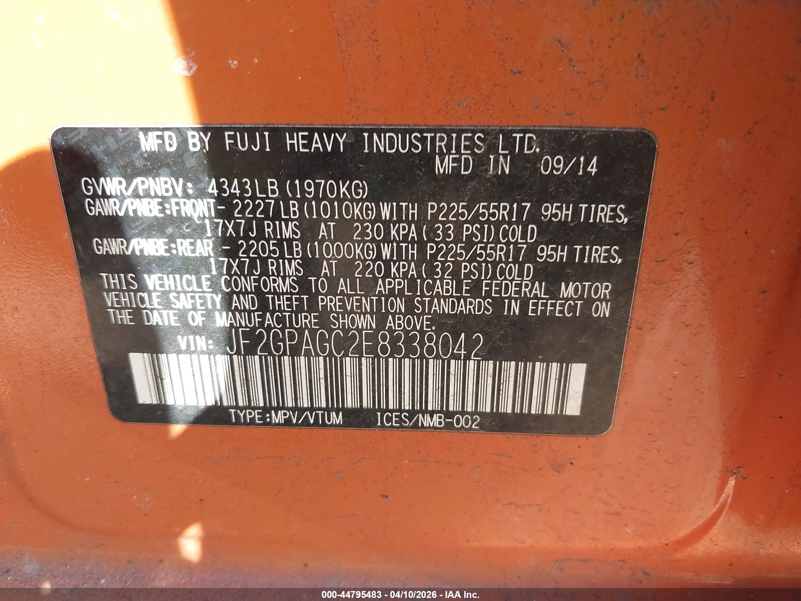 SUBARU XV image 9