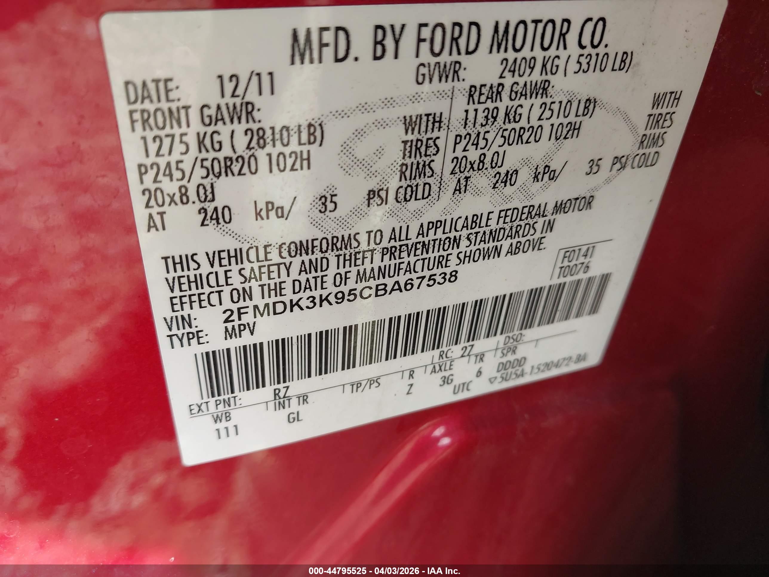 FORD EDGE image 9