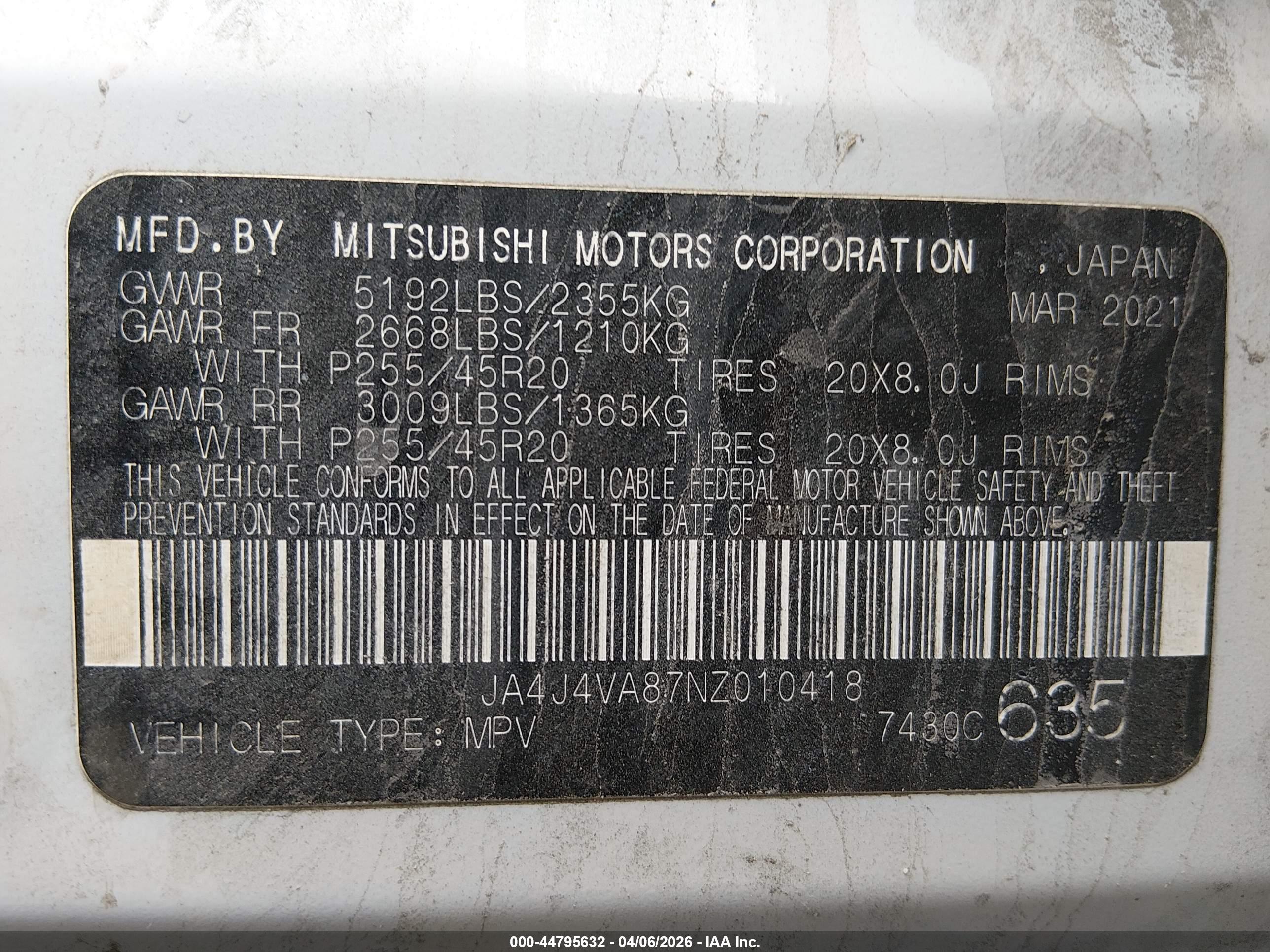 MITSUBISHI OUTLANDER image 9