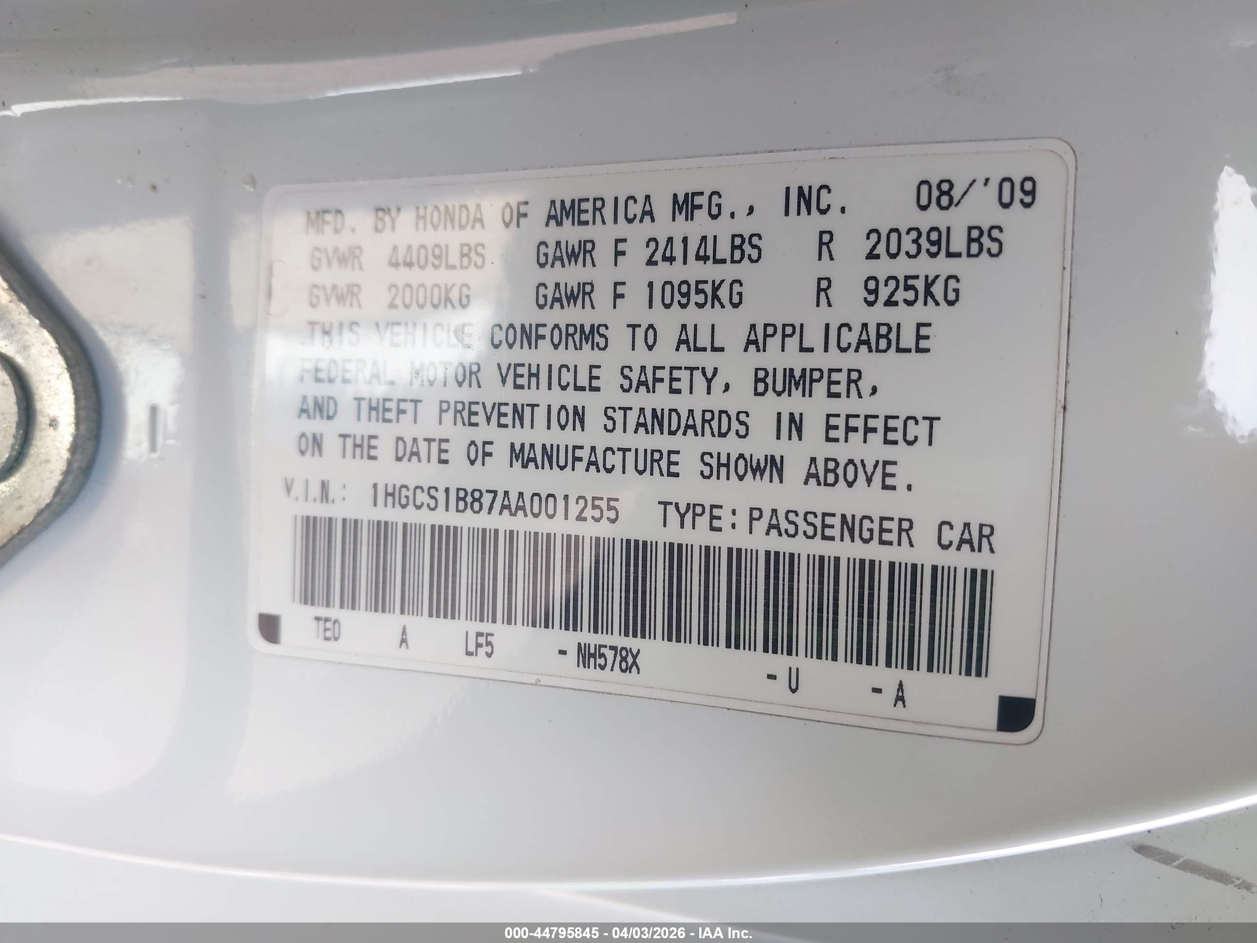 HONDA ACCORD image 9