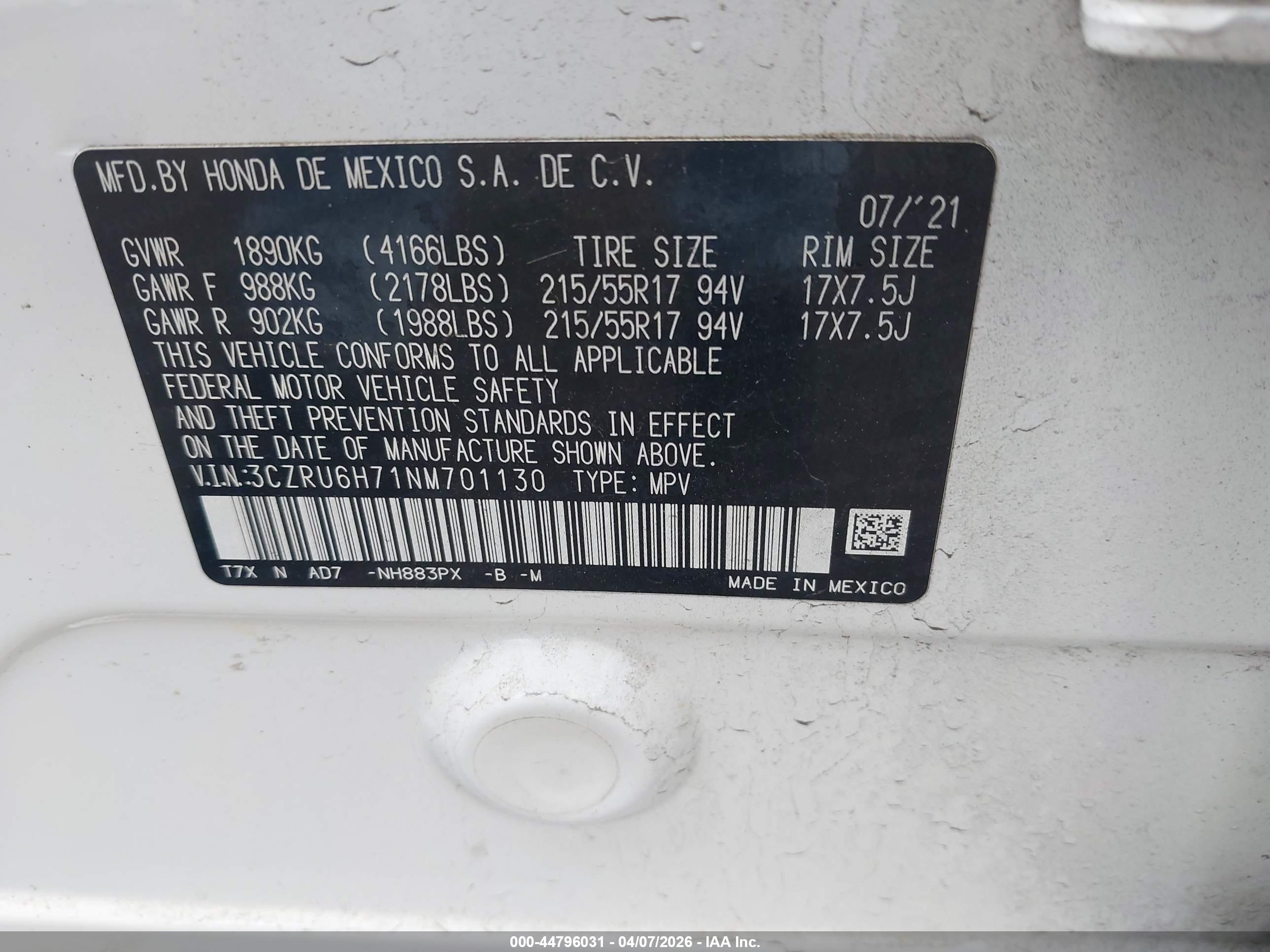 HONDA HR-V image 9