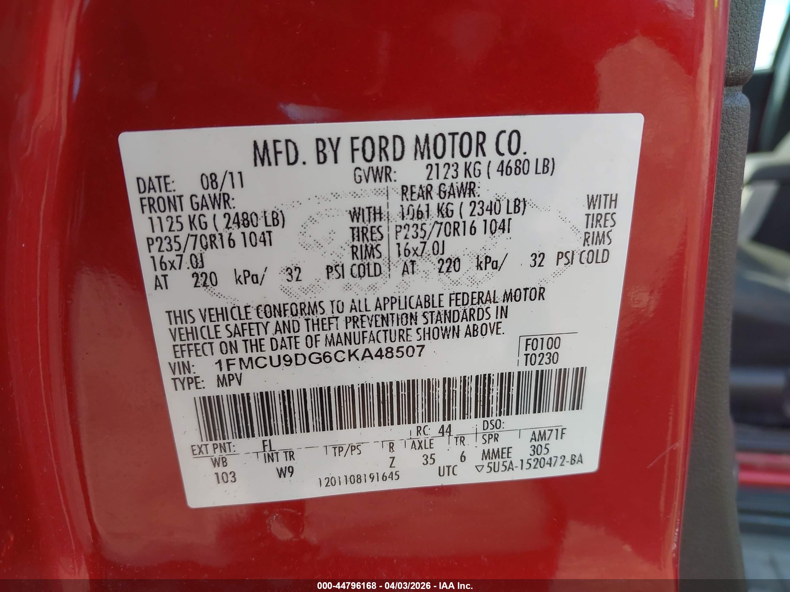 FORD ESCAPE image 9