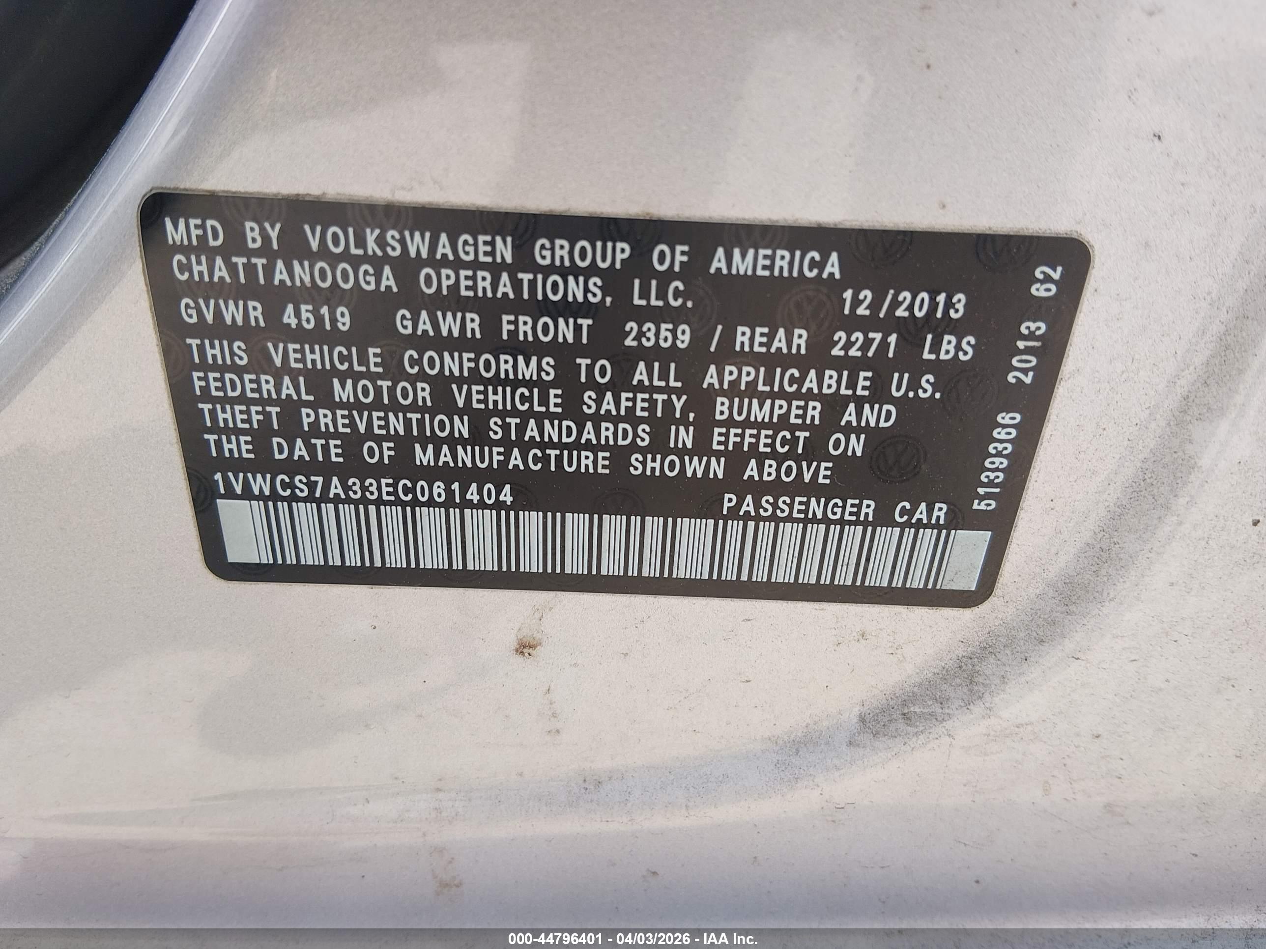 VOLKSWAGEN PASSAT image 9