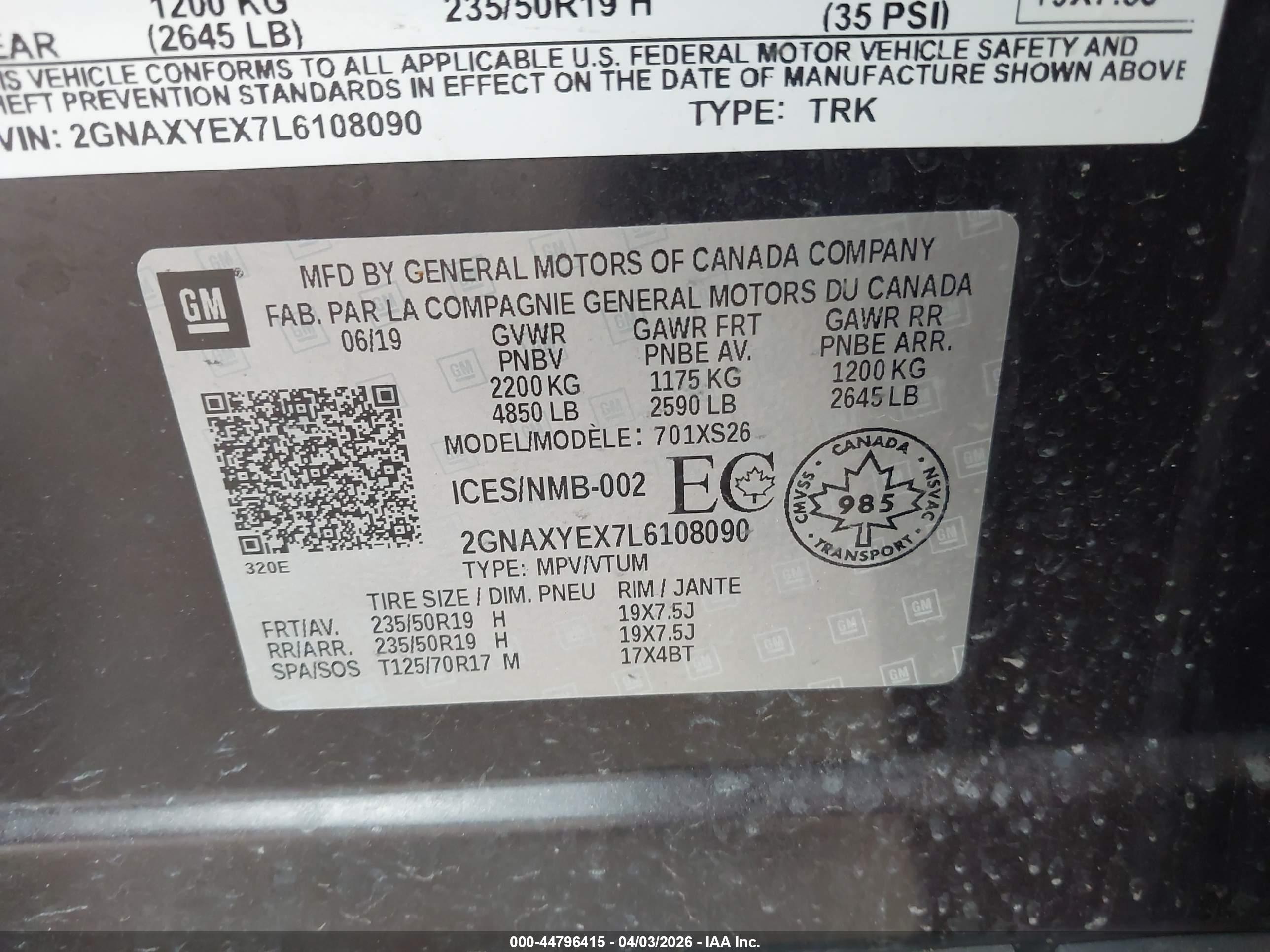 CHEVROLET EQUINOX image 9