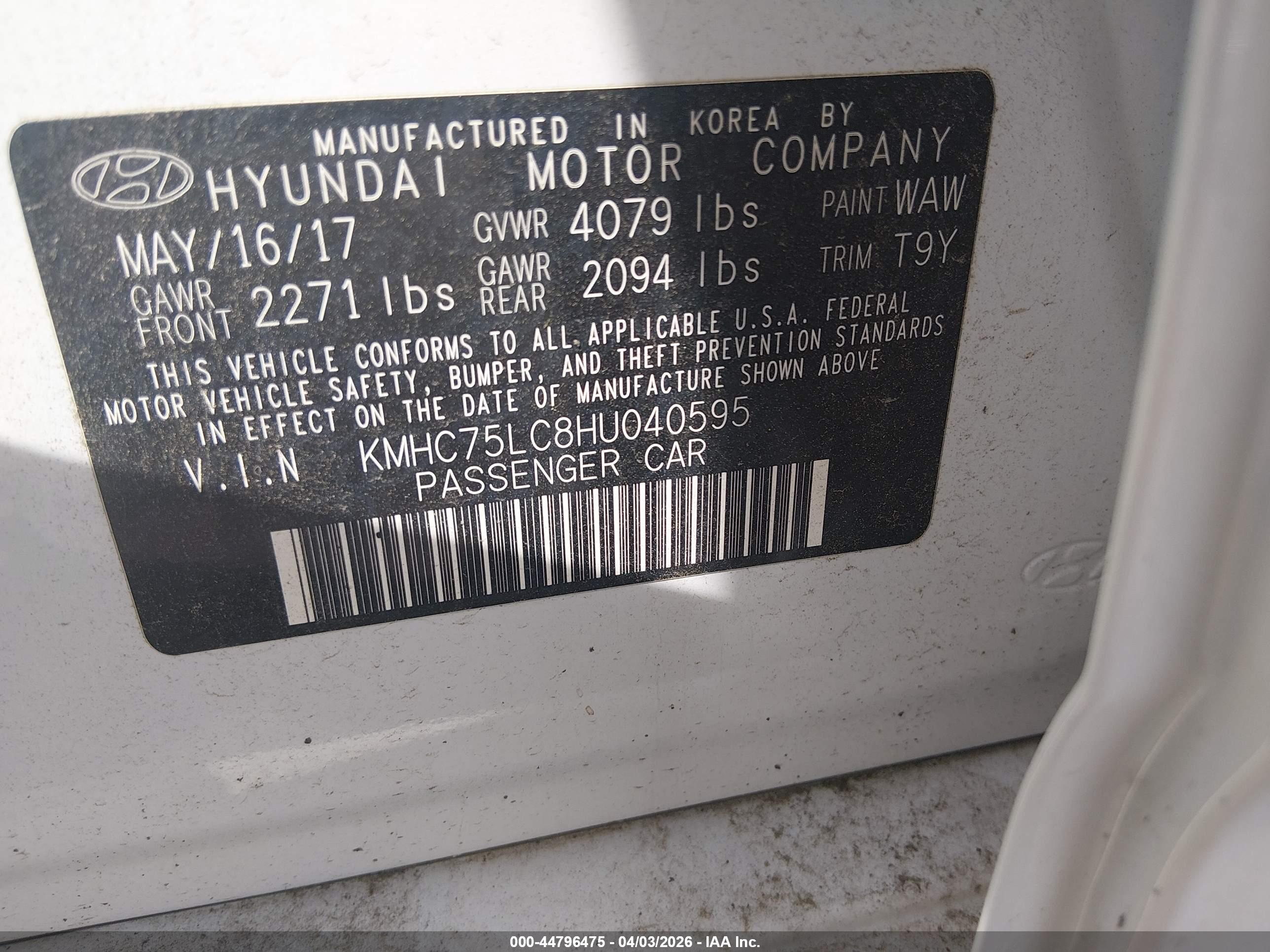 HYUNDAI IONIQ image 9
