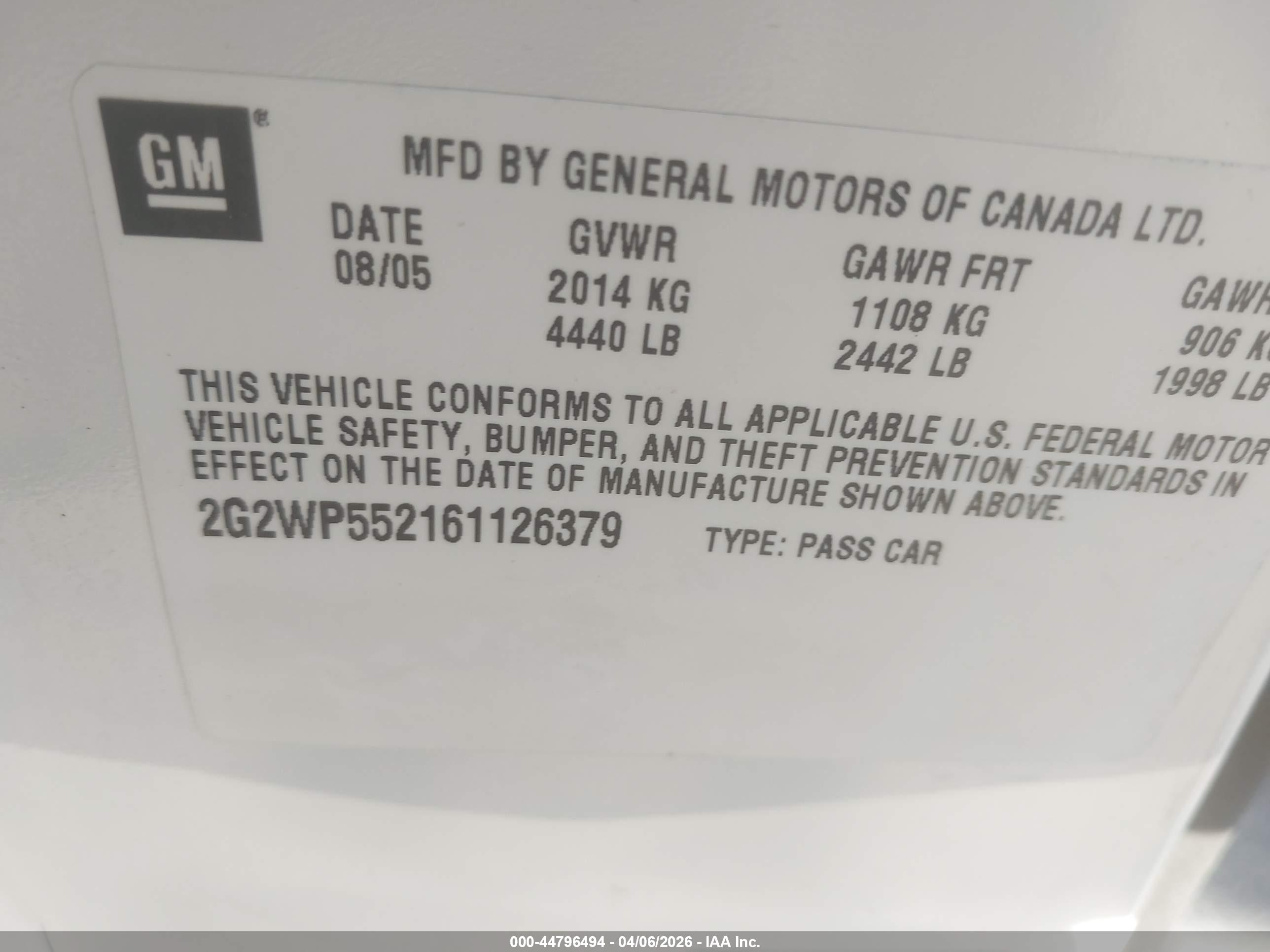 PONTIAC GRAND image 9