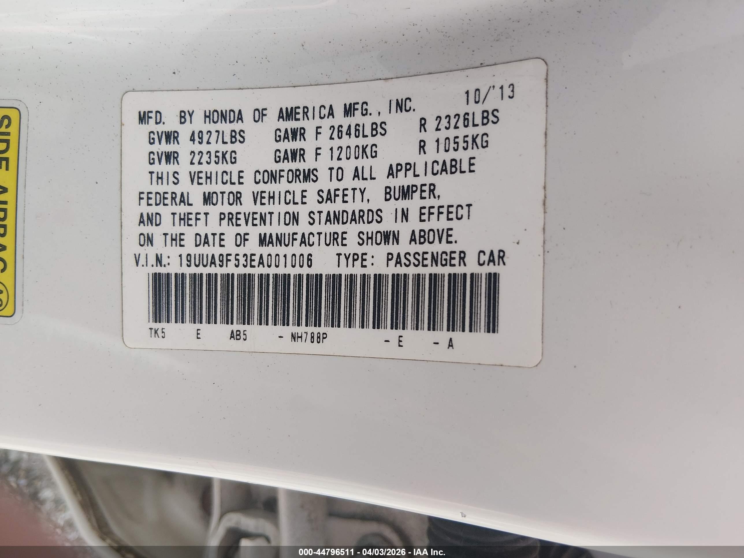 ACURA TL image 9
