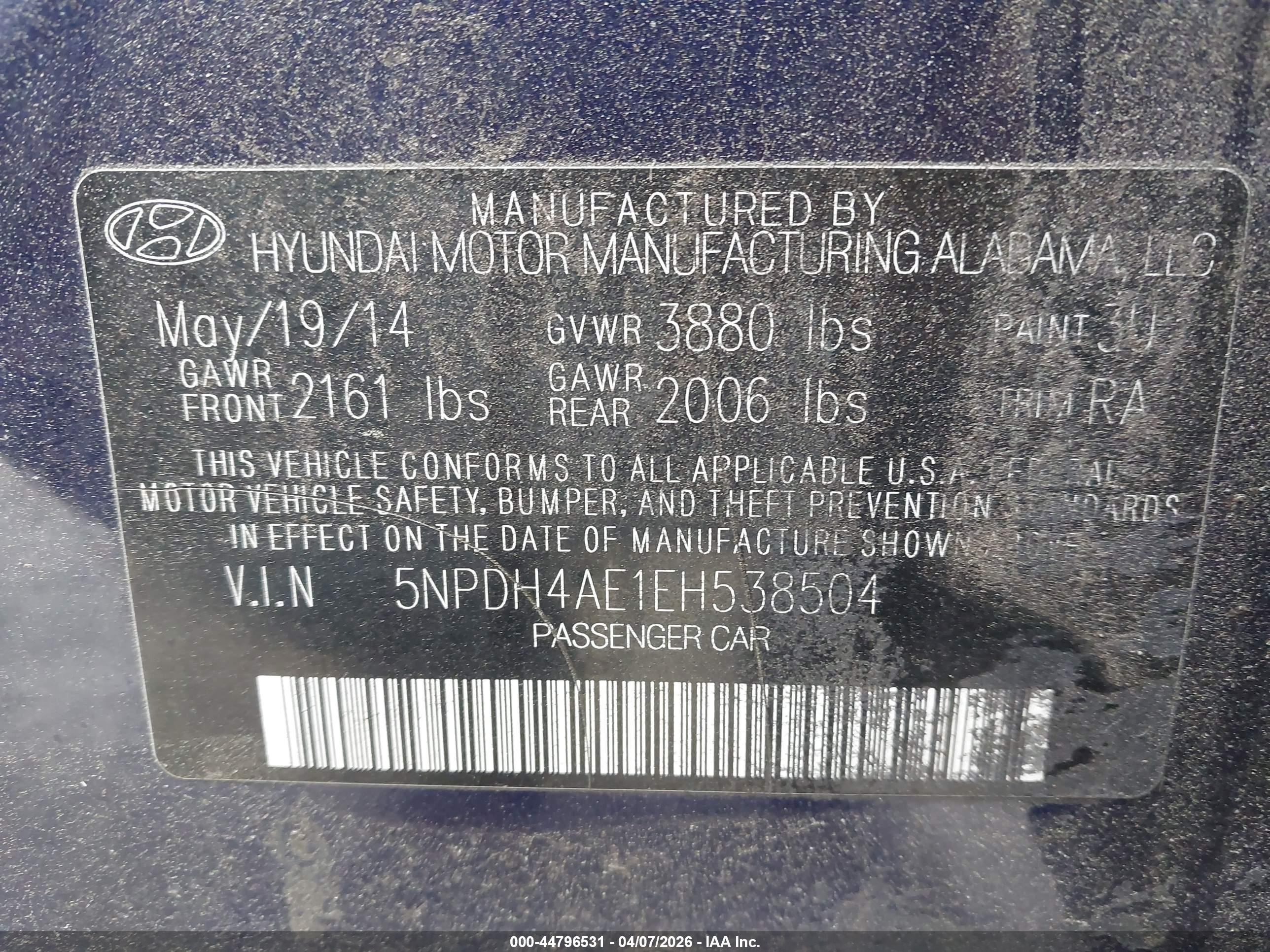 HYUNDAI ELANTRA image 9