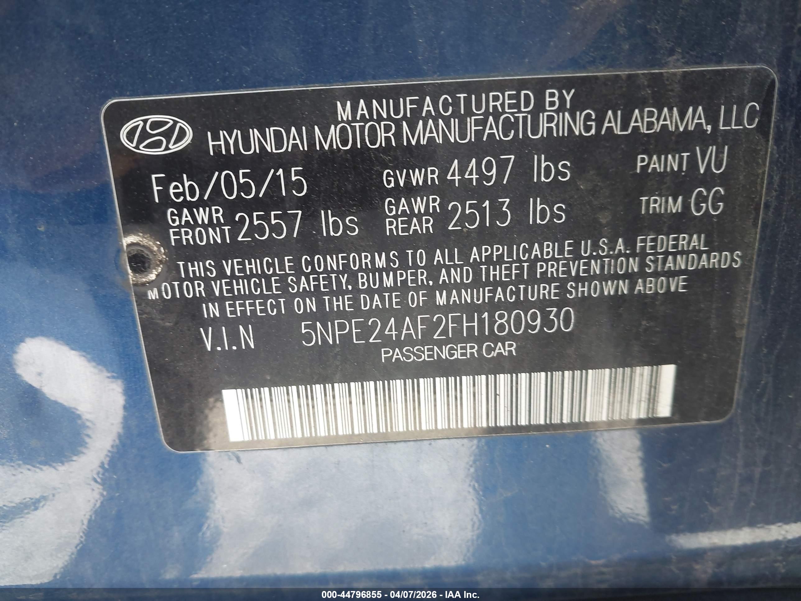 HYUNDAI SONATA image 9