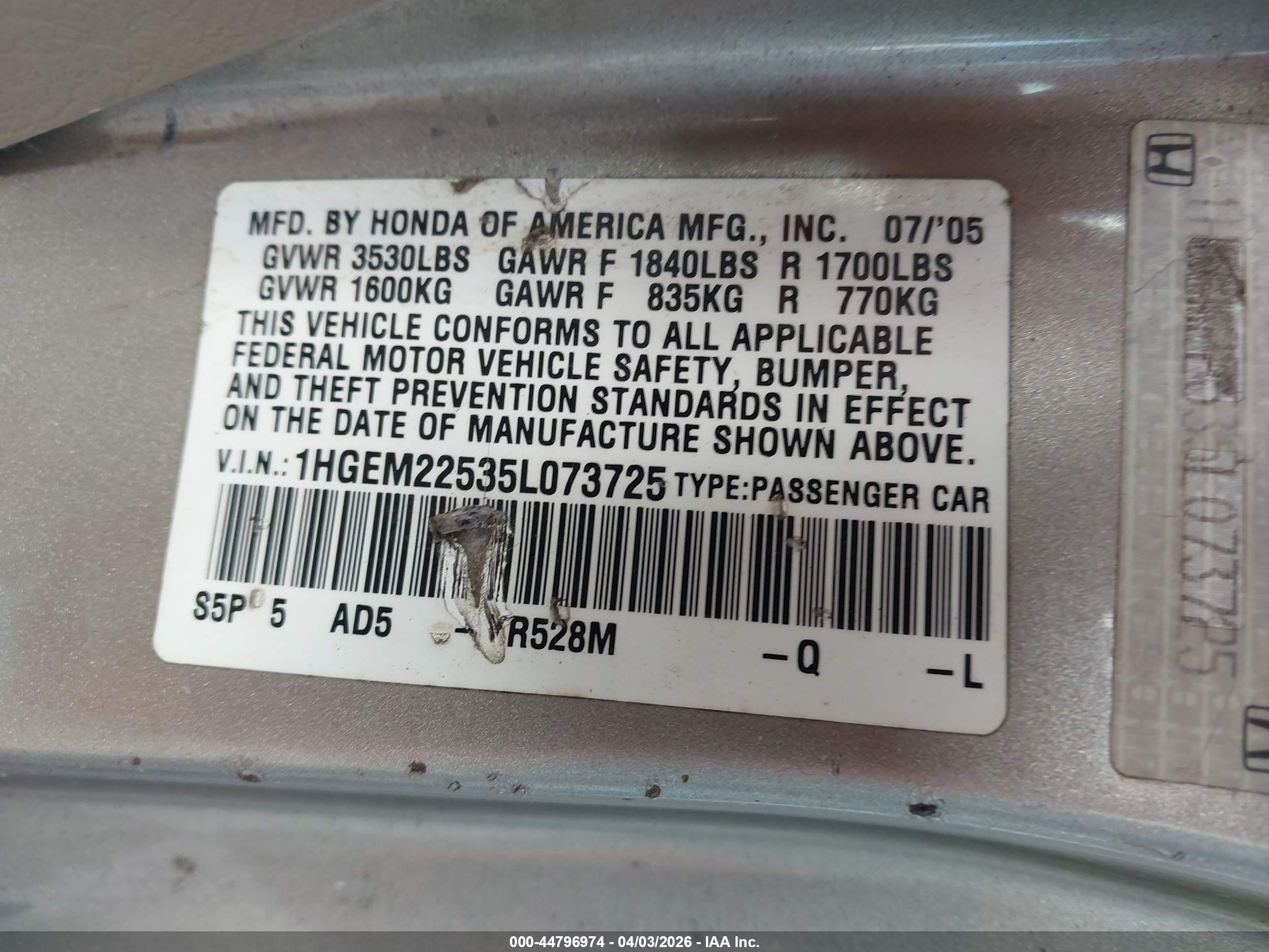 HONDA CIVIC image 9