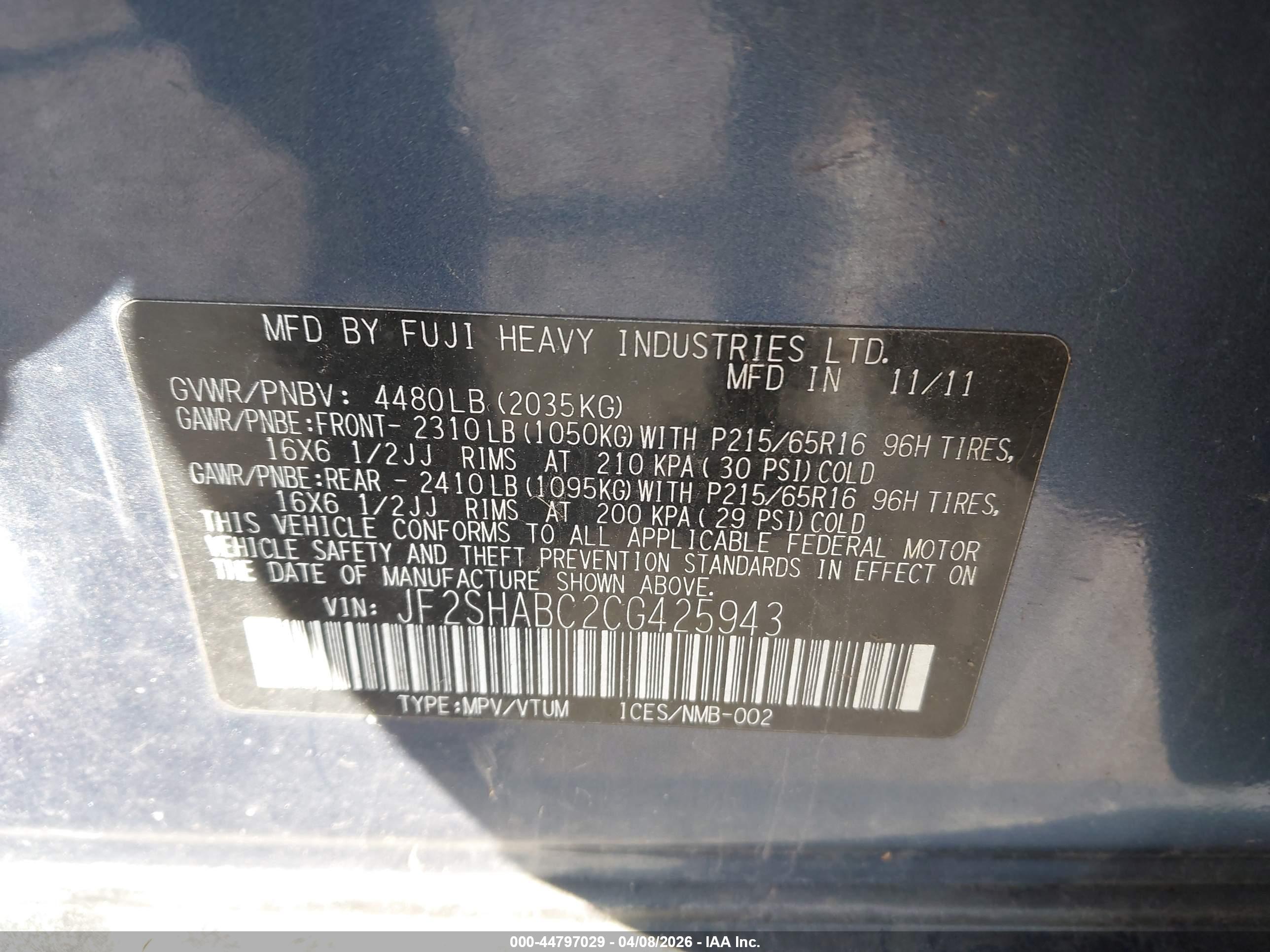 SUBARU FORESTER image 9