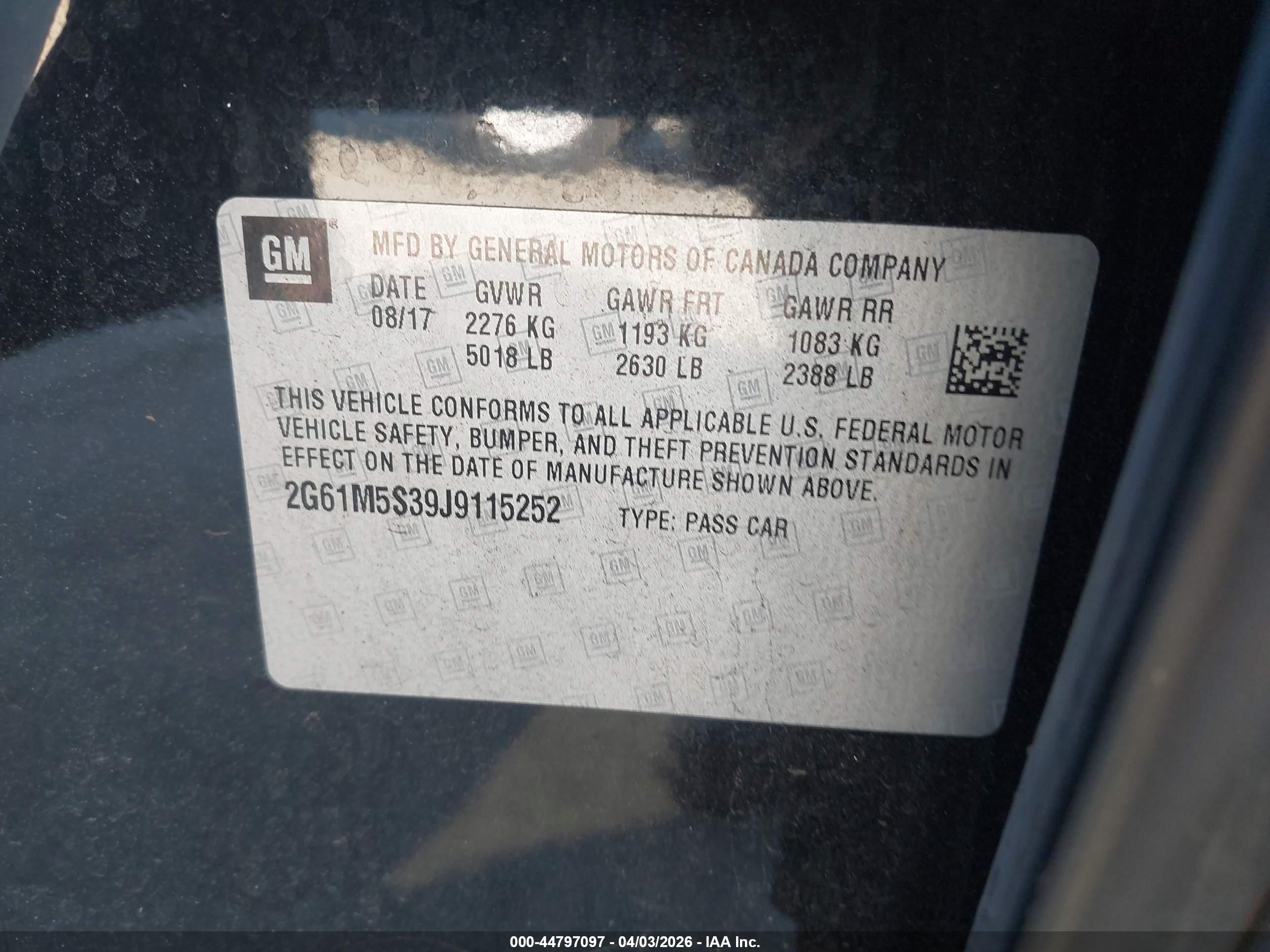 CADILLAC XTS image 9
