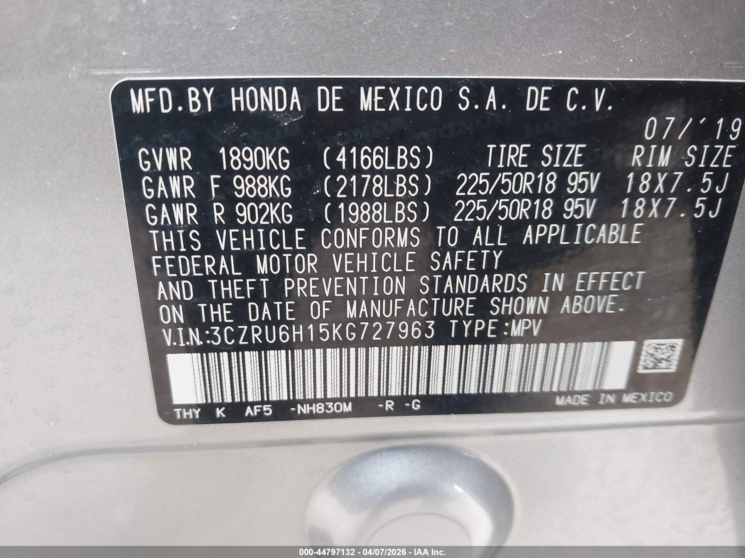 HONDA HR-V image 9