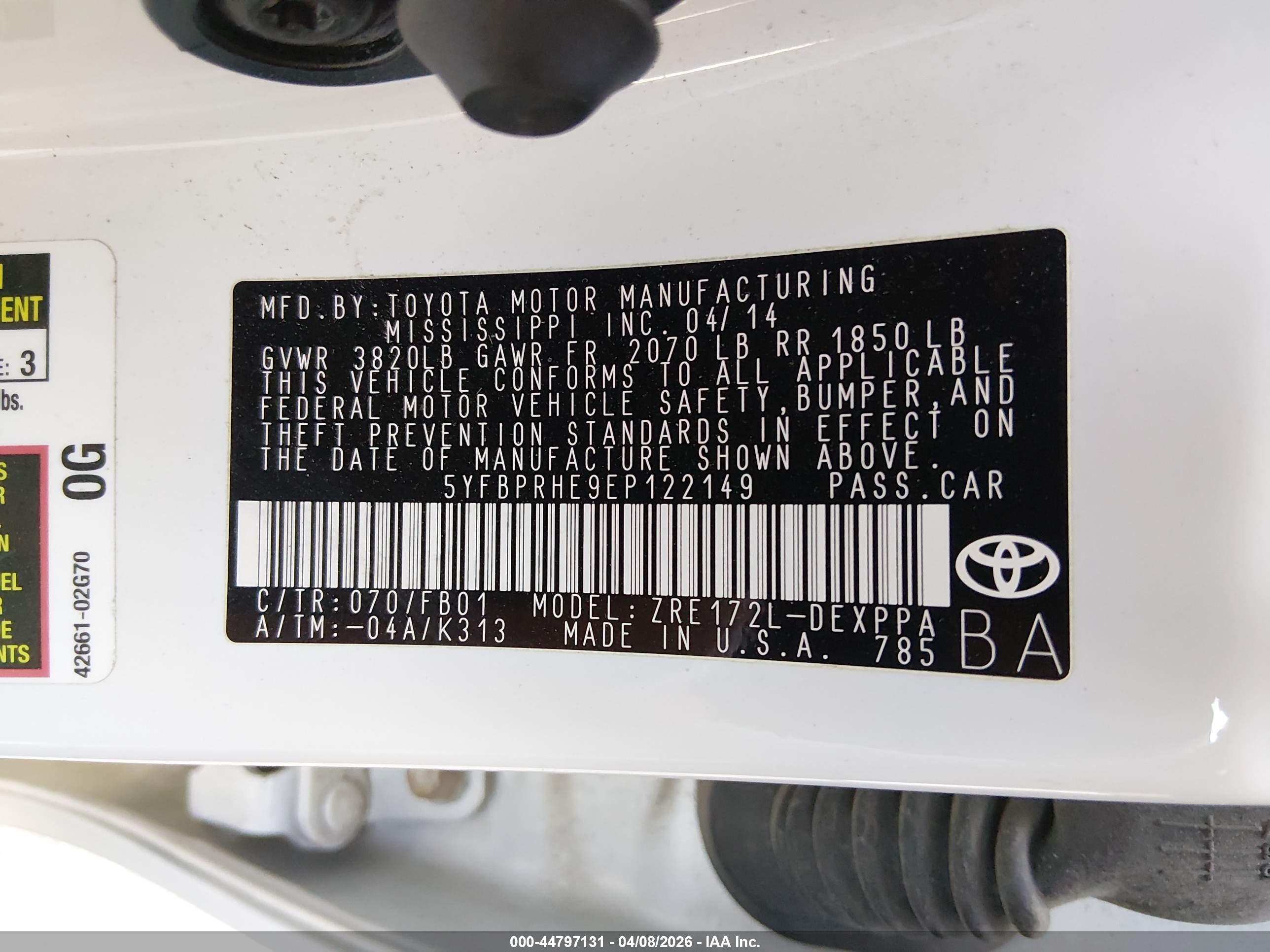 TOYOTA COROLLA image 9