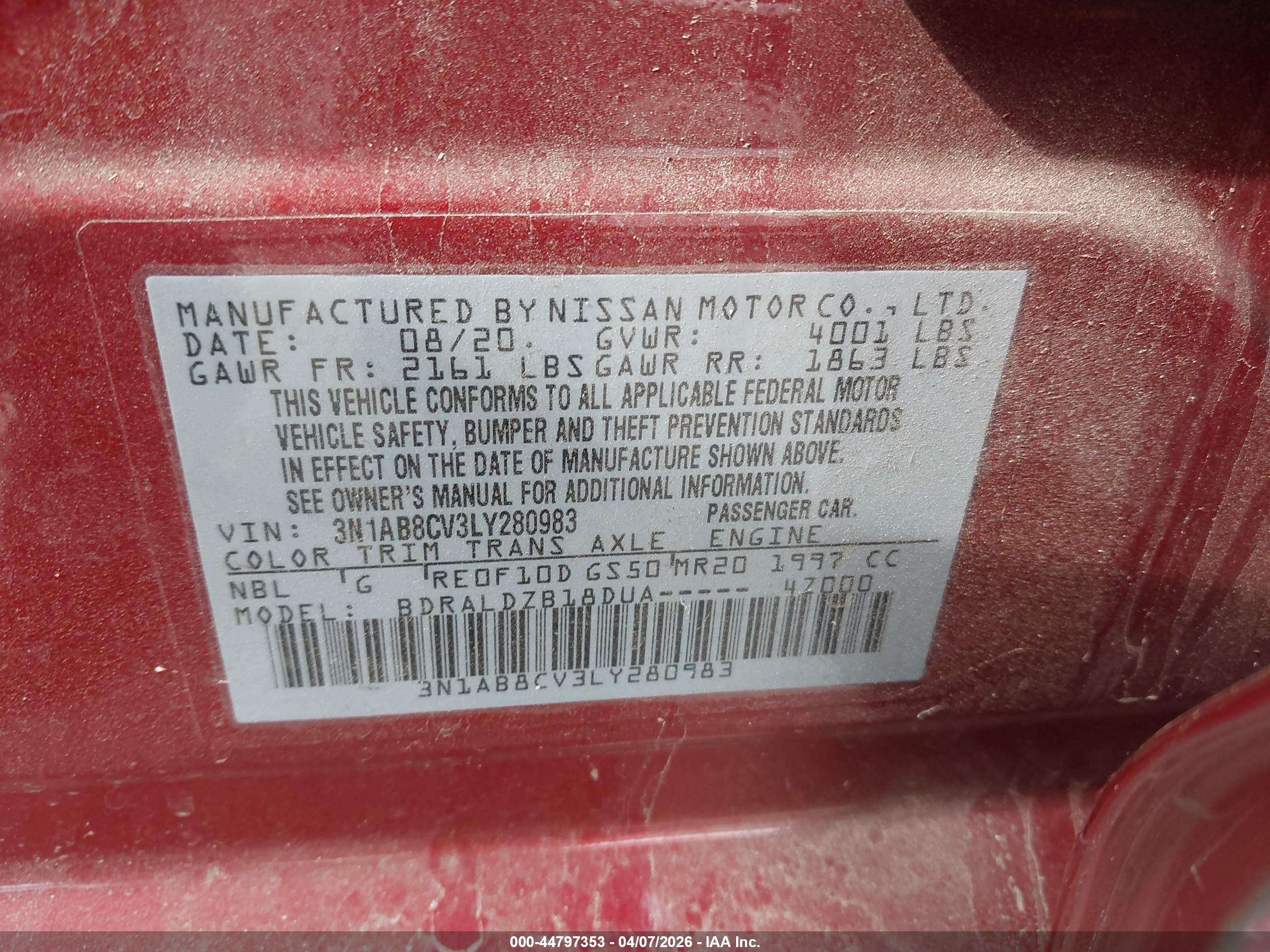 NISSAN SENTRA image 9