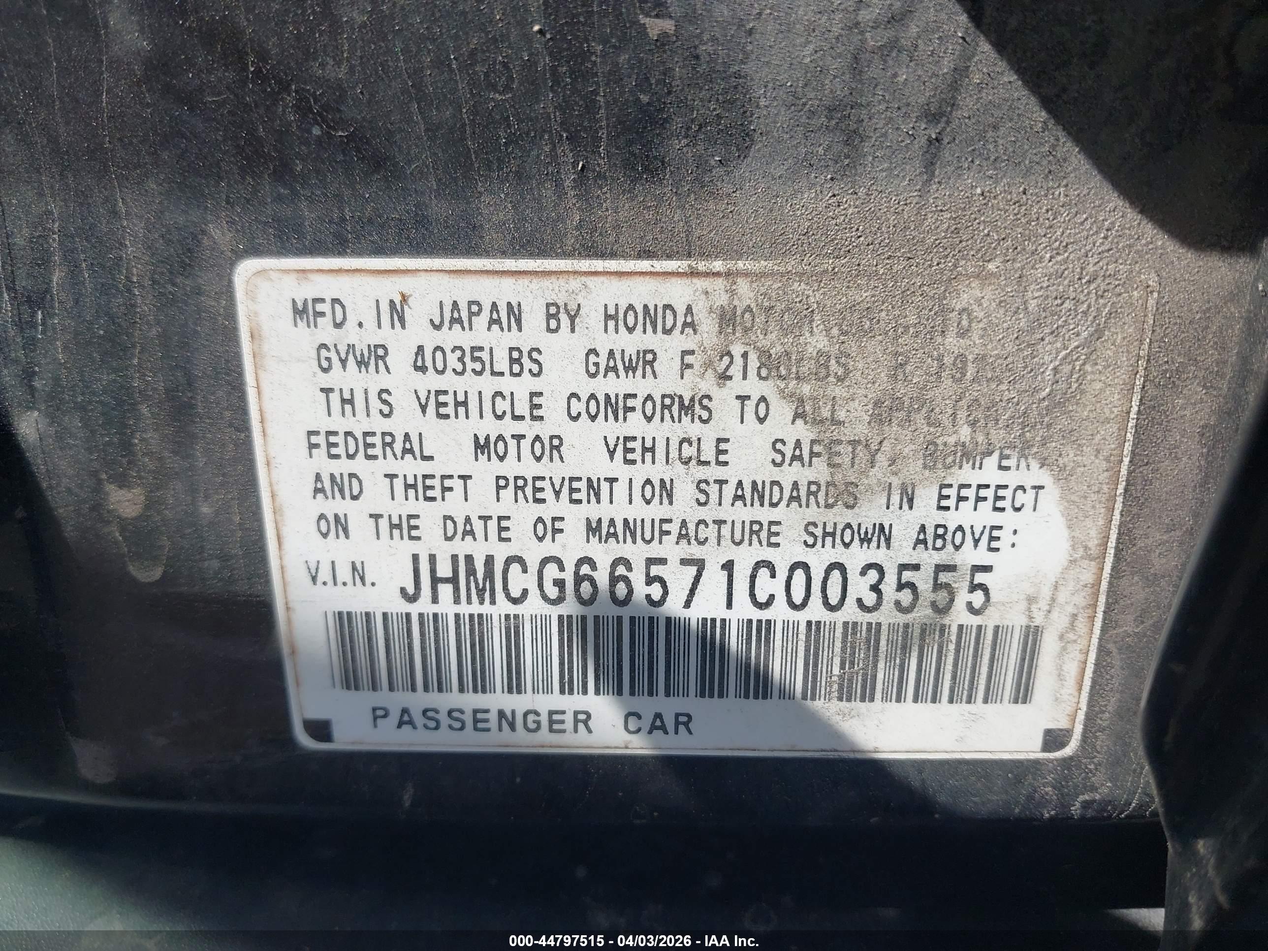 HONDA ACCORD image 9