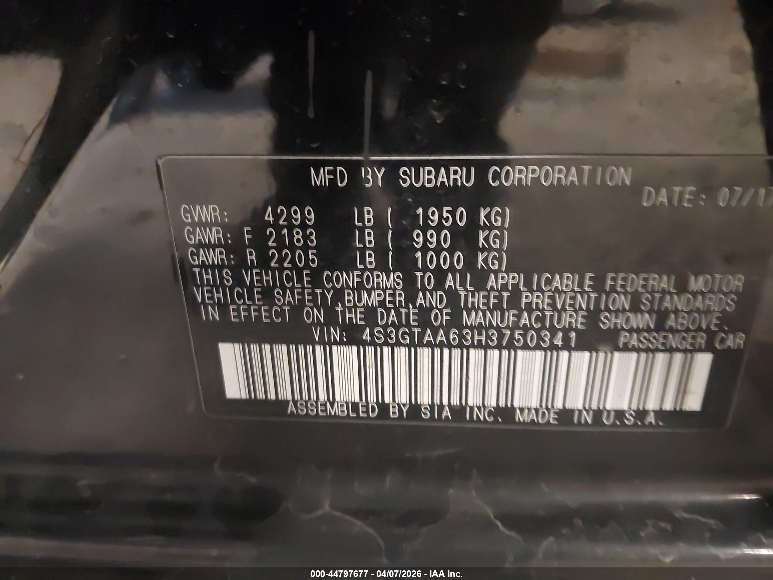 SUBARU IMPREZA image 9