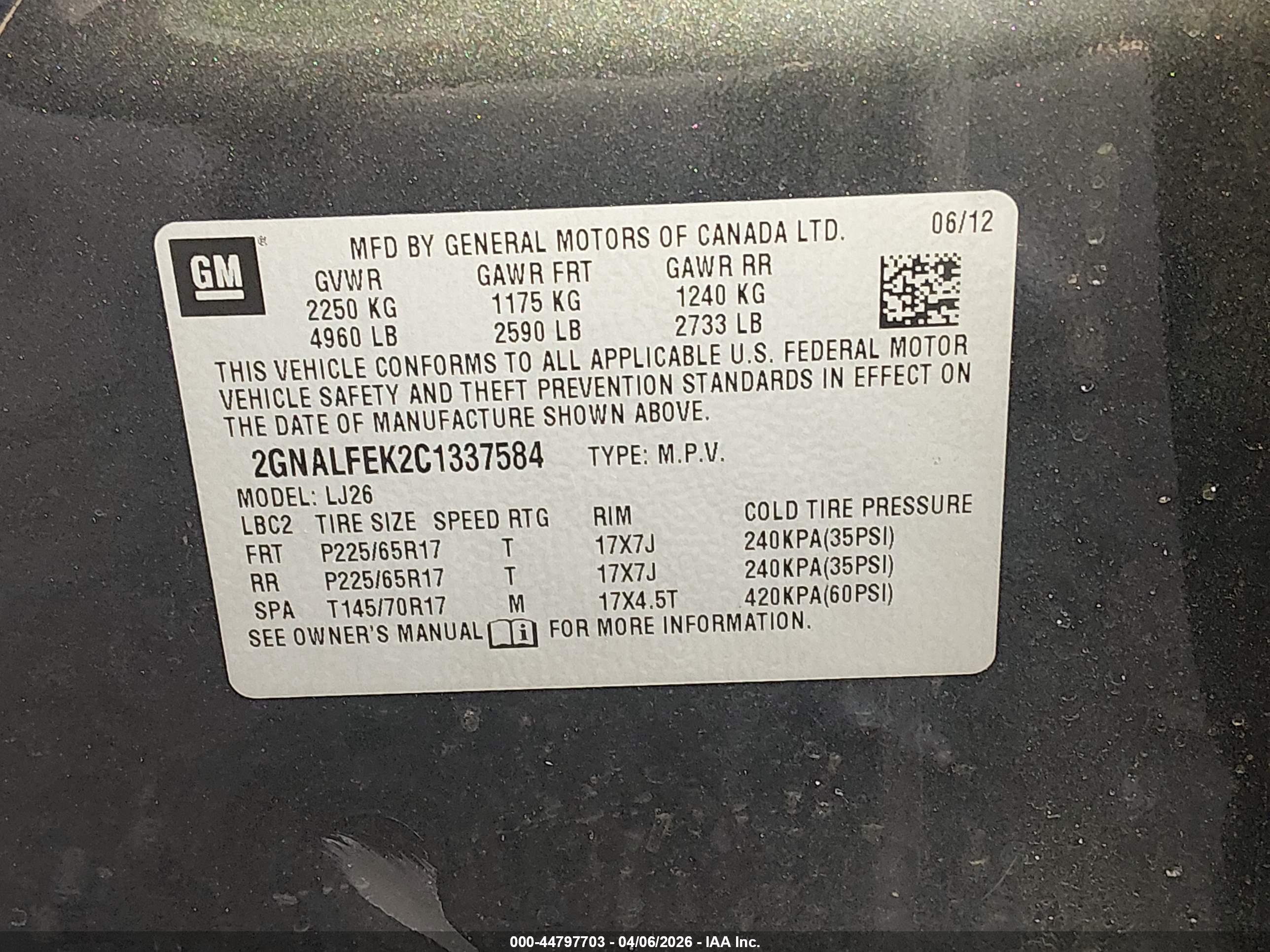 CHEVROLET EQUINOX image 9