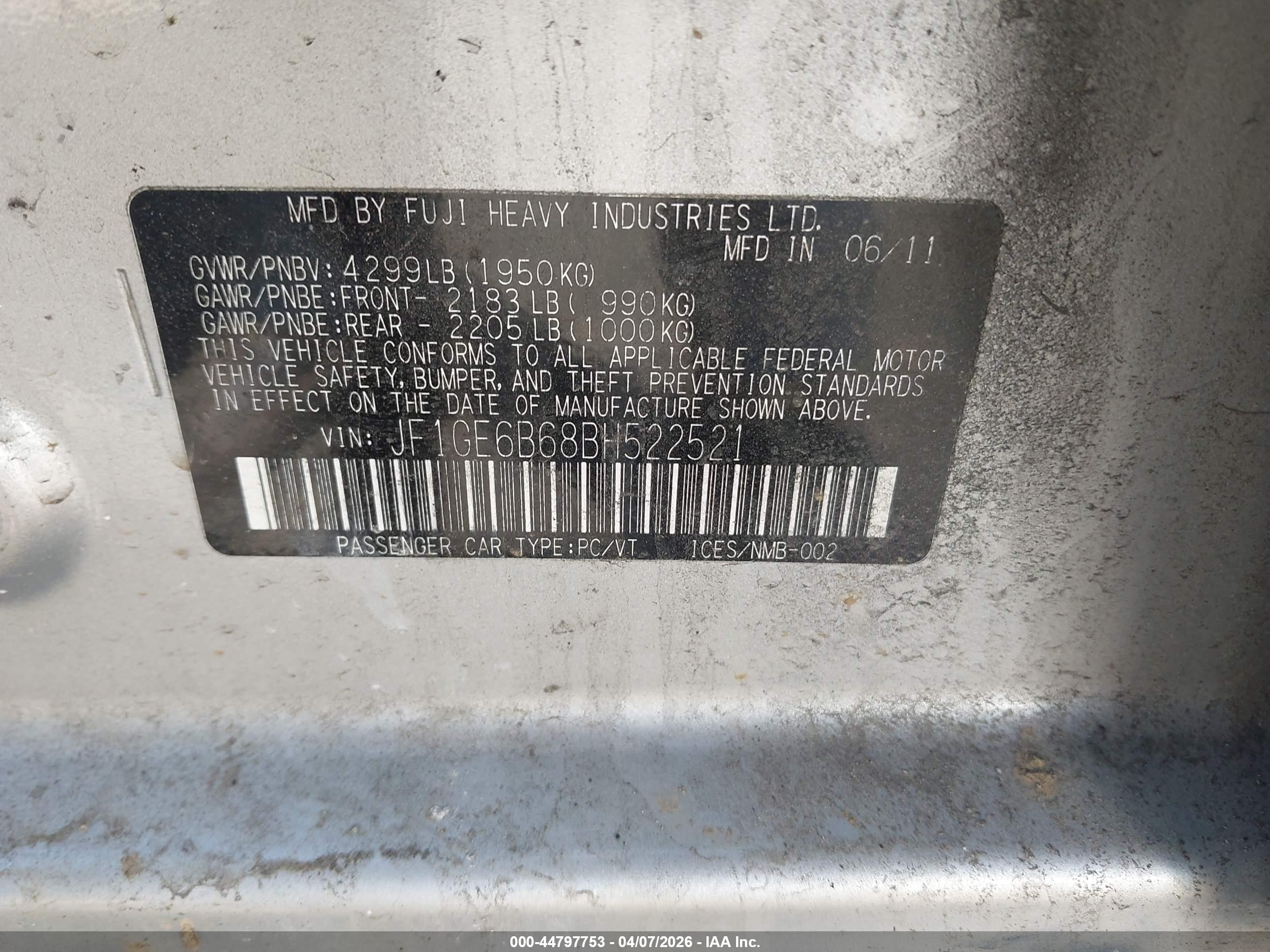 SUBARU IMPREZA image 9