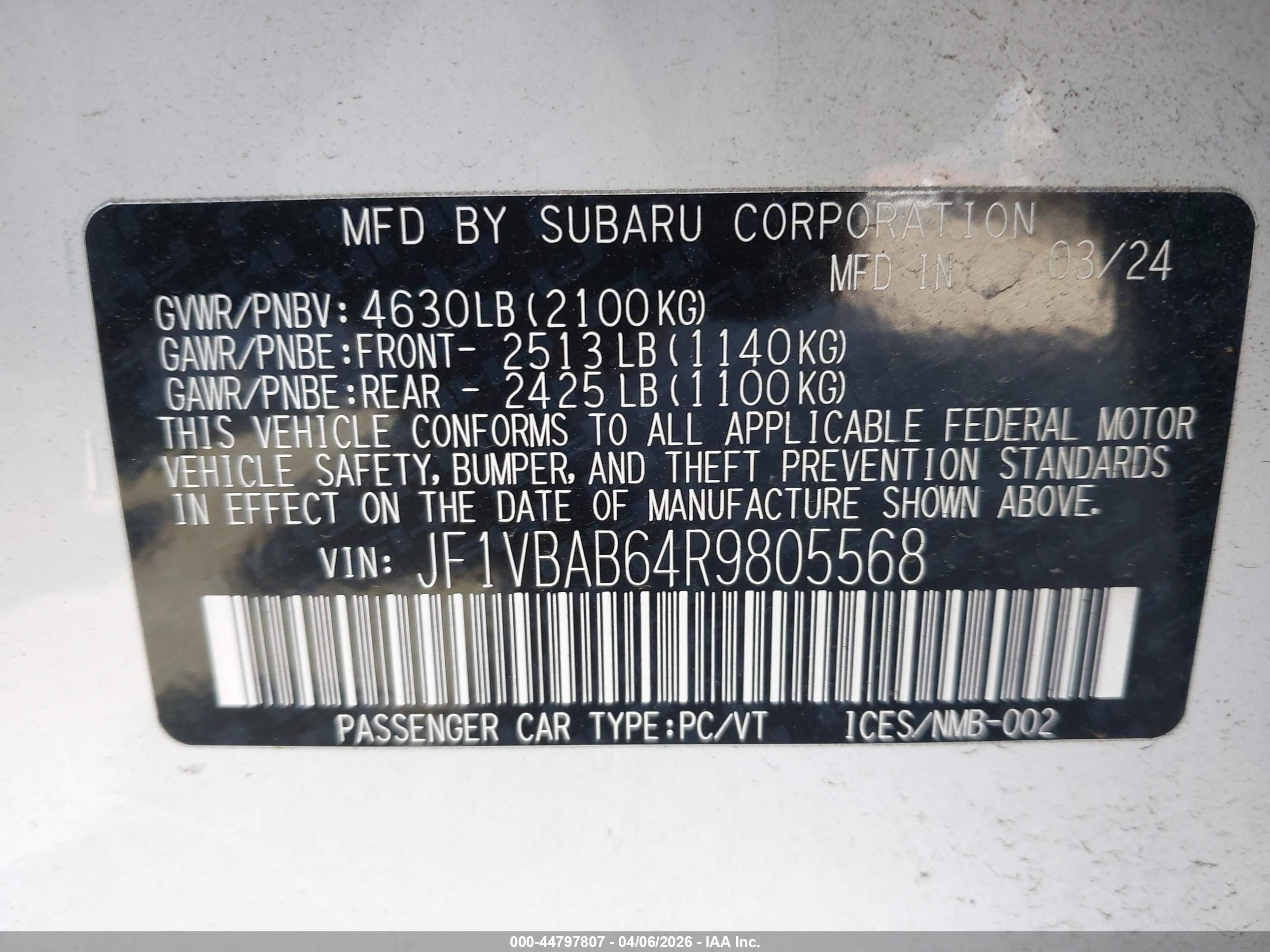 SUBARU WRX image 9