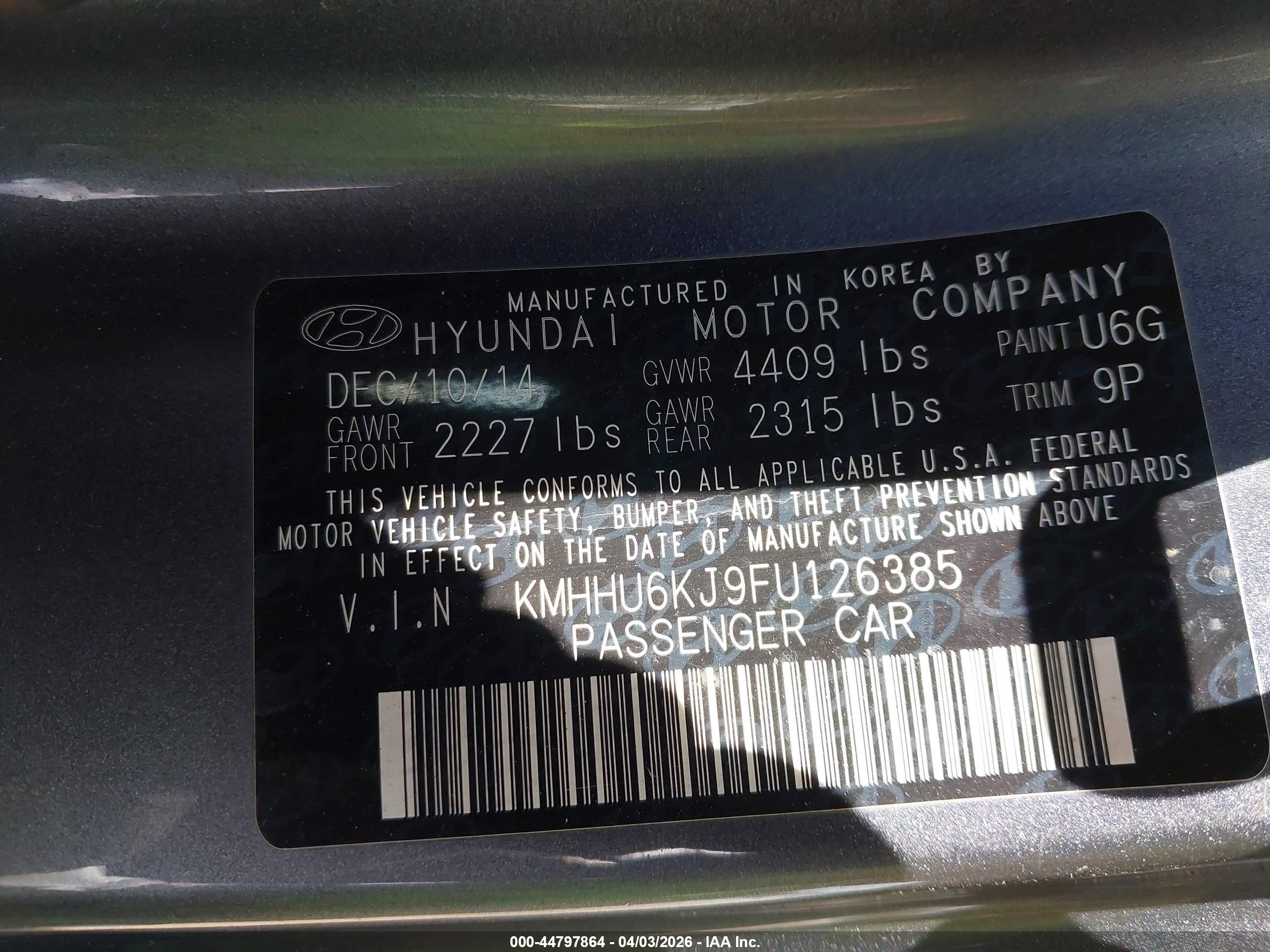 HYUNDAI GENESIS image 9