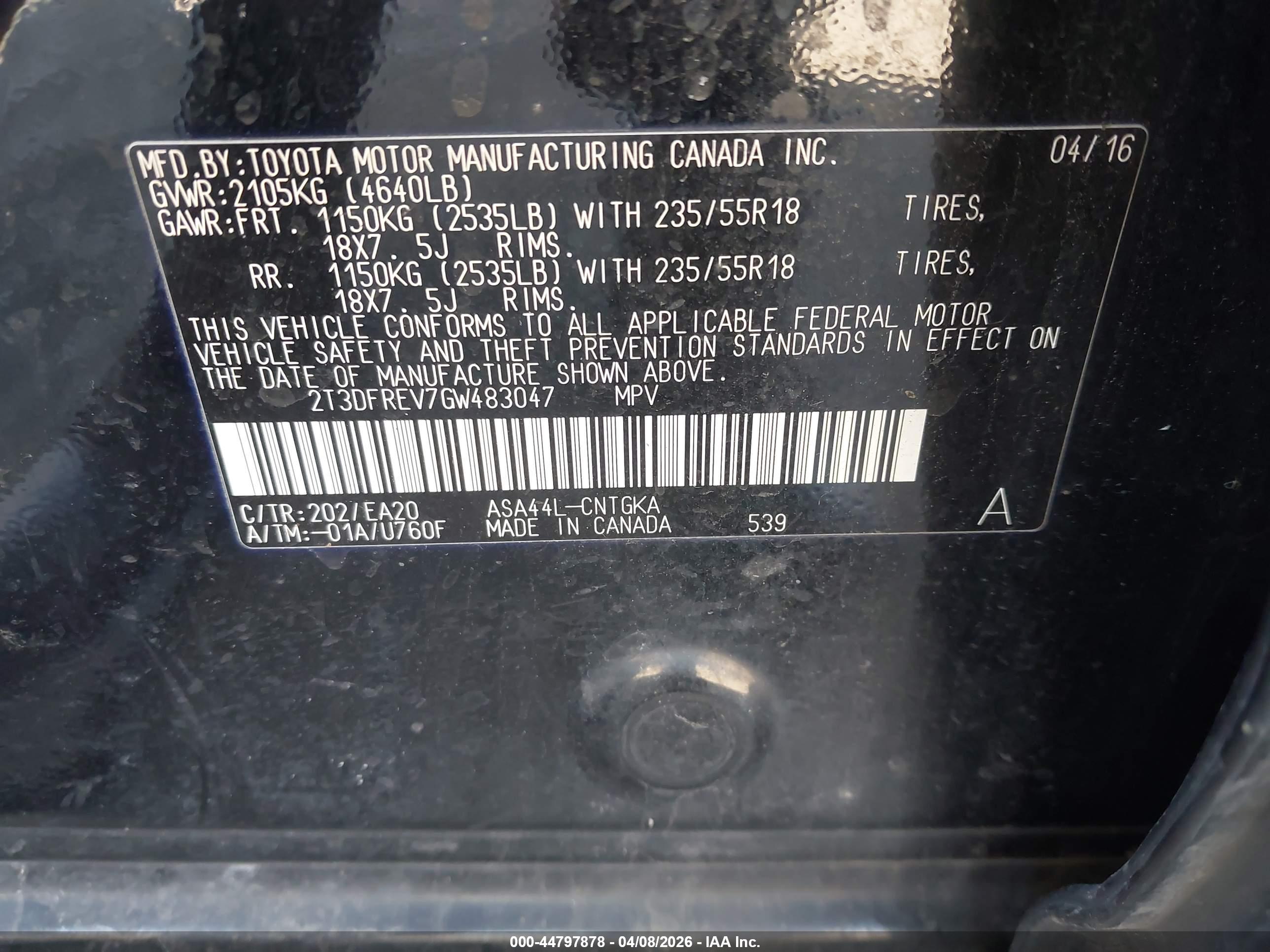 TOYOTA RAV4 image 9