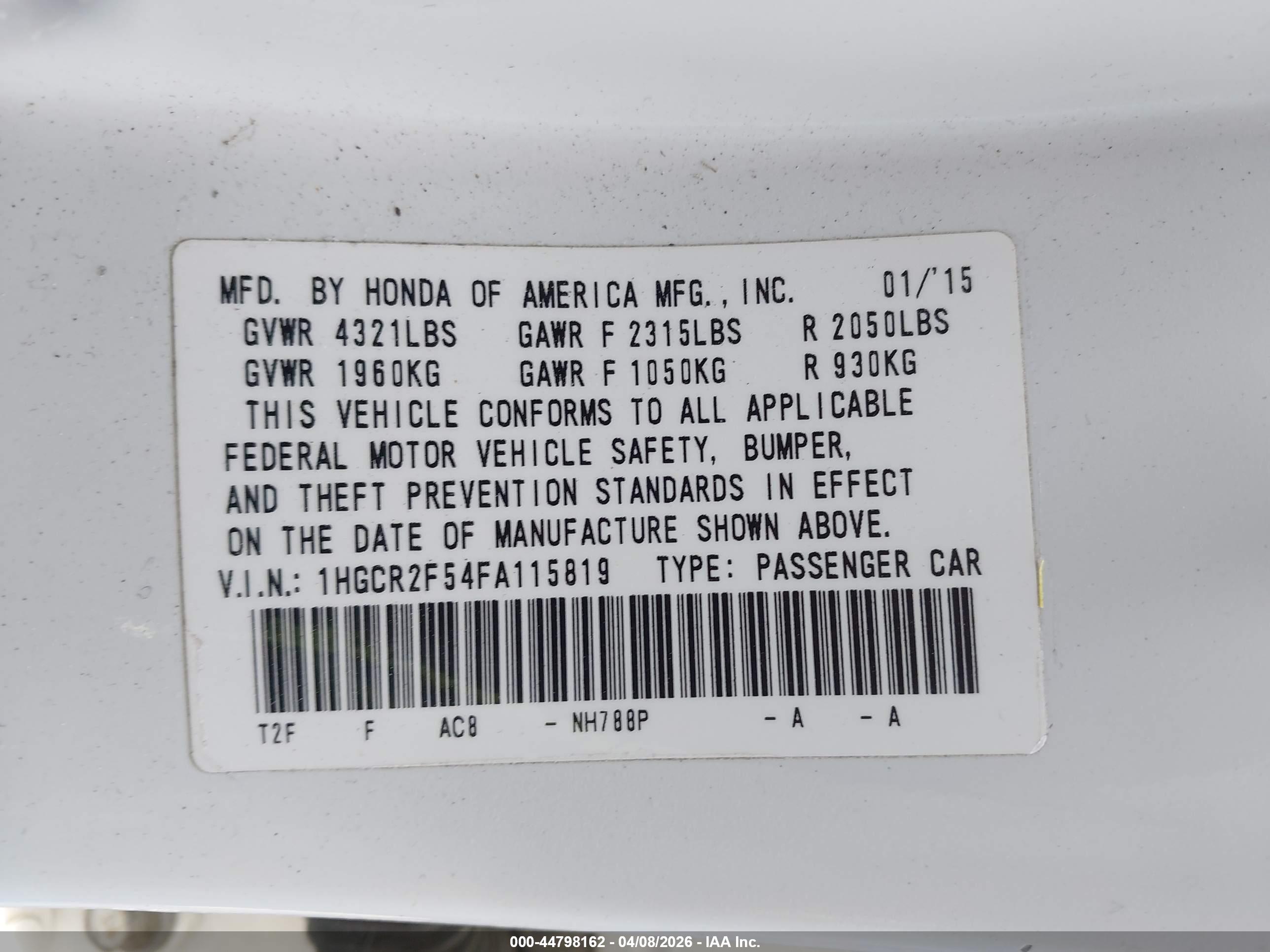 HONDA ACCORD image 9