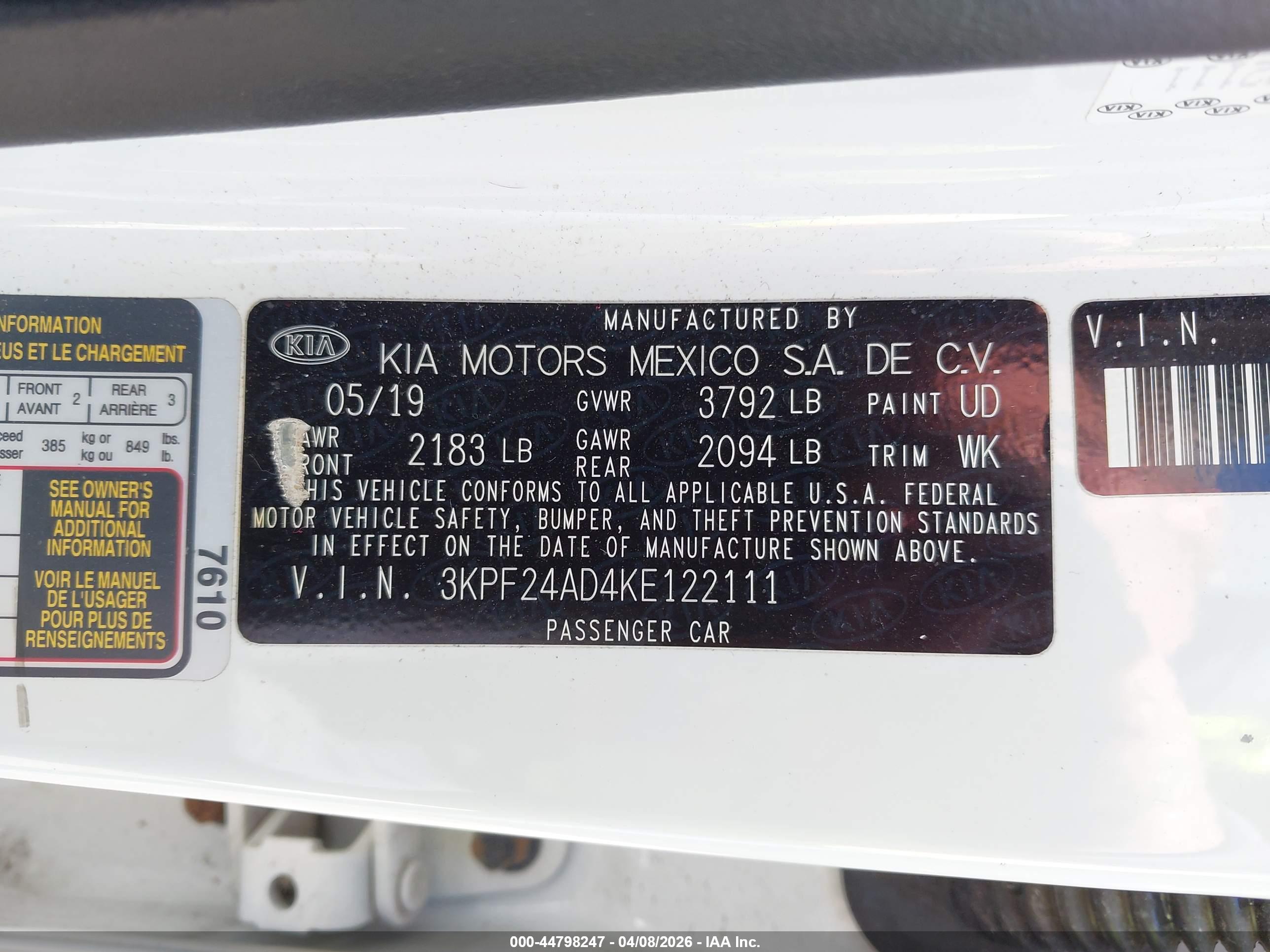 KIA FORTE image 9