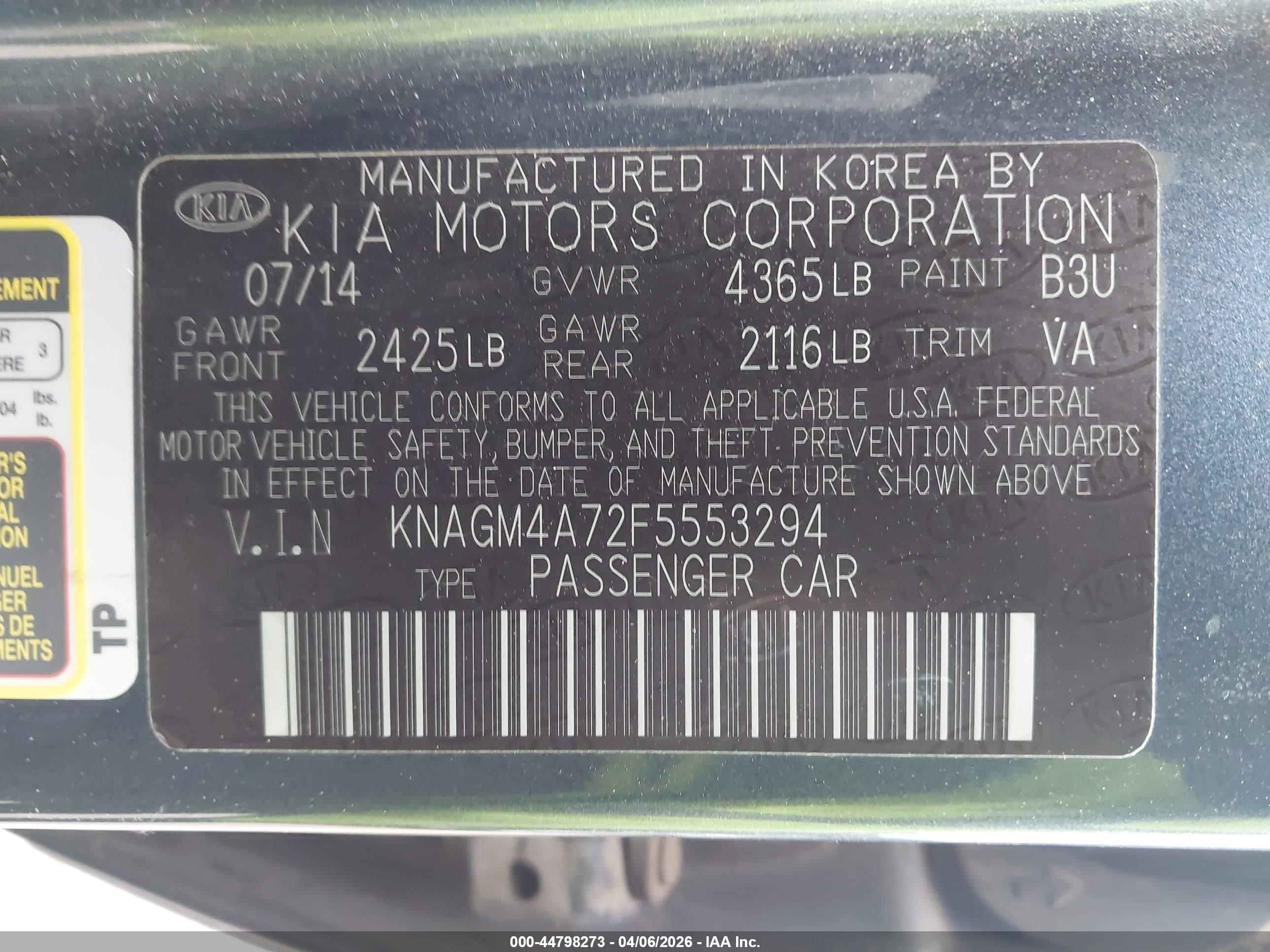 KIA OPTIMA image 9