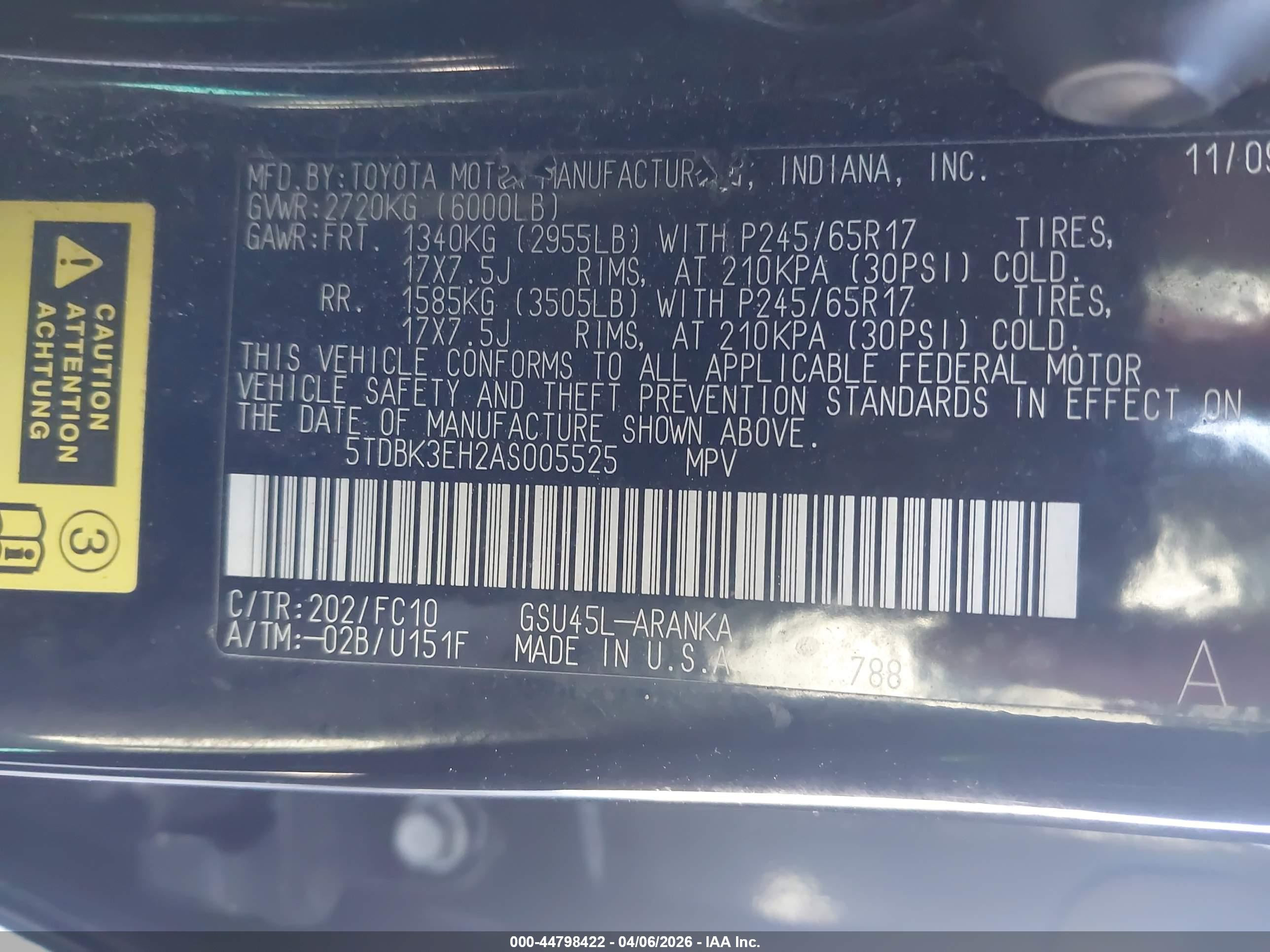 TOYOTA HIGHLANDER image 9