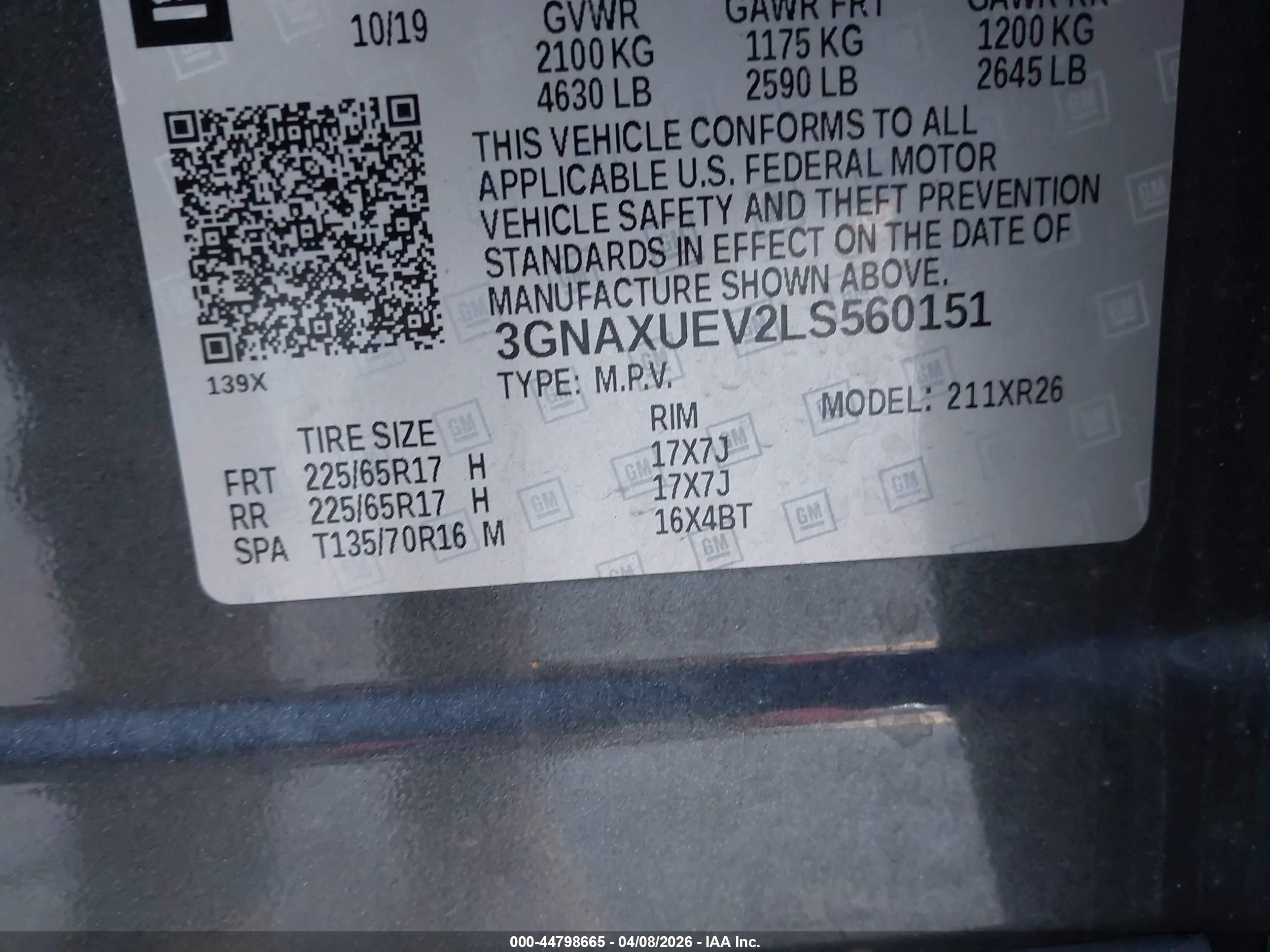 CHEVROLET EQUINOX image 9