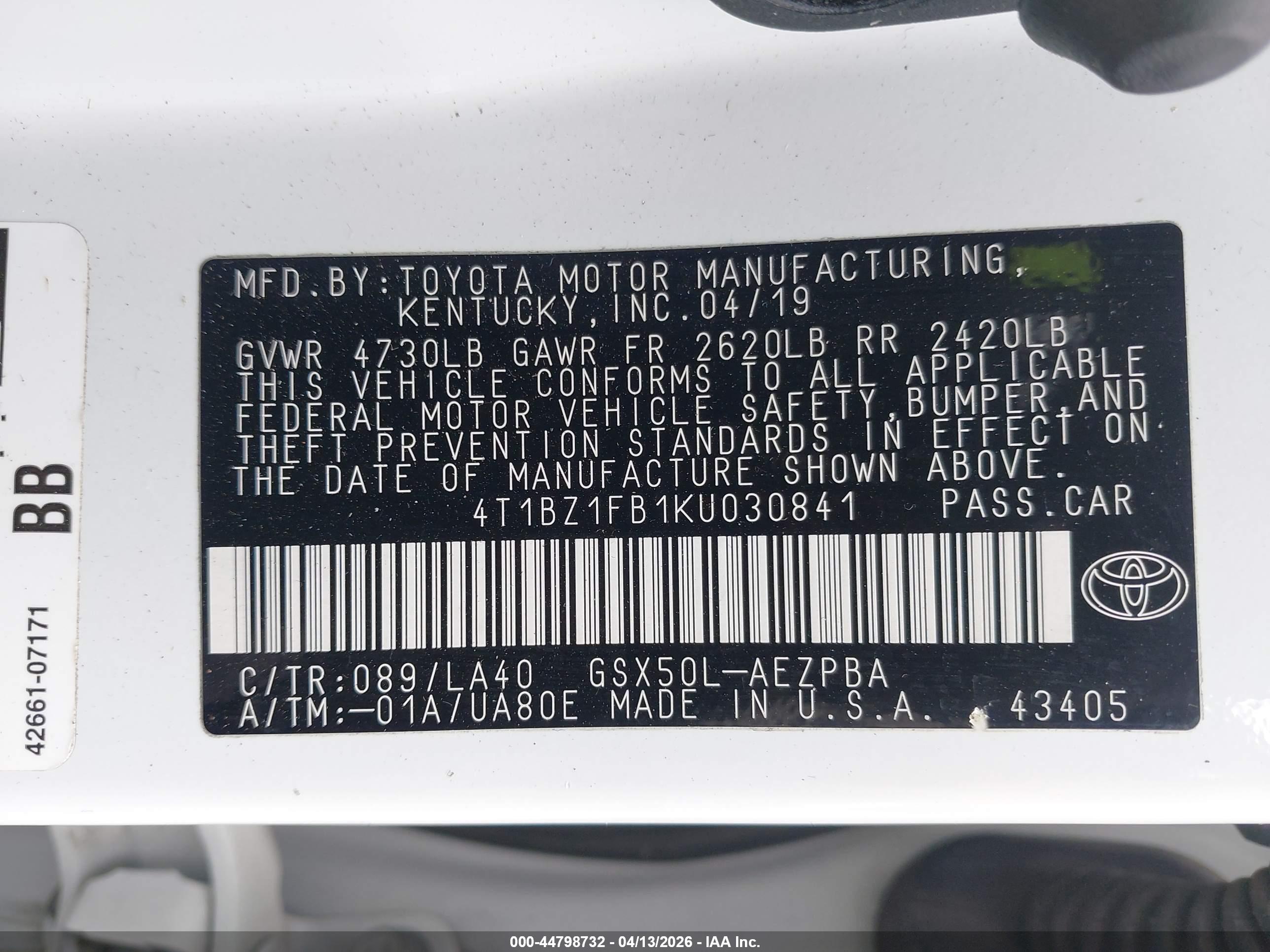 TOYOTA AVALON image 9