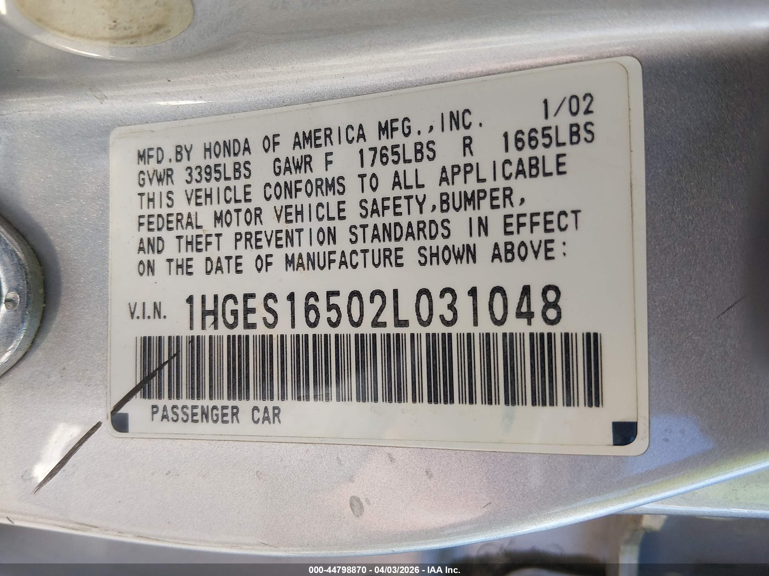 HONDA CIVIC image 9