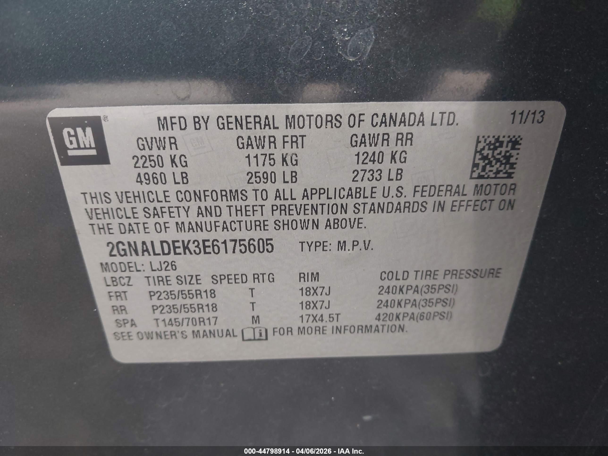 CHEVROLET EQUINOX image 9