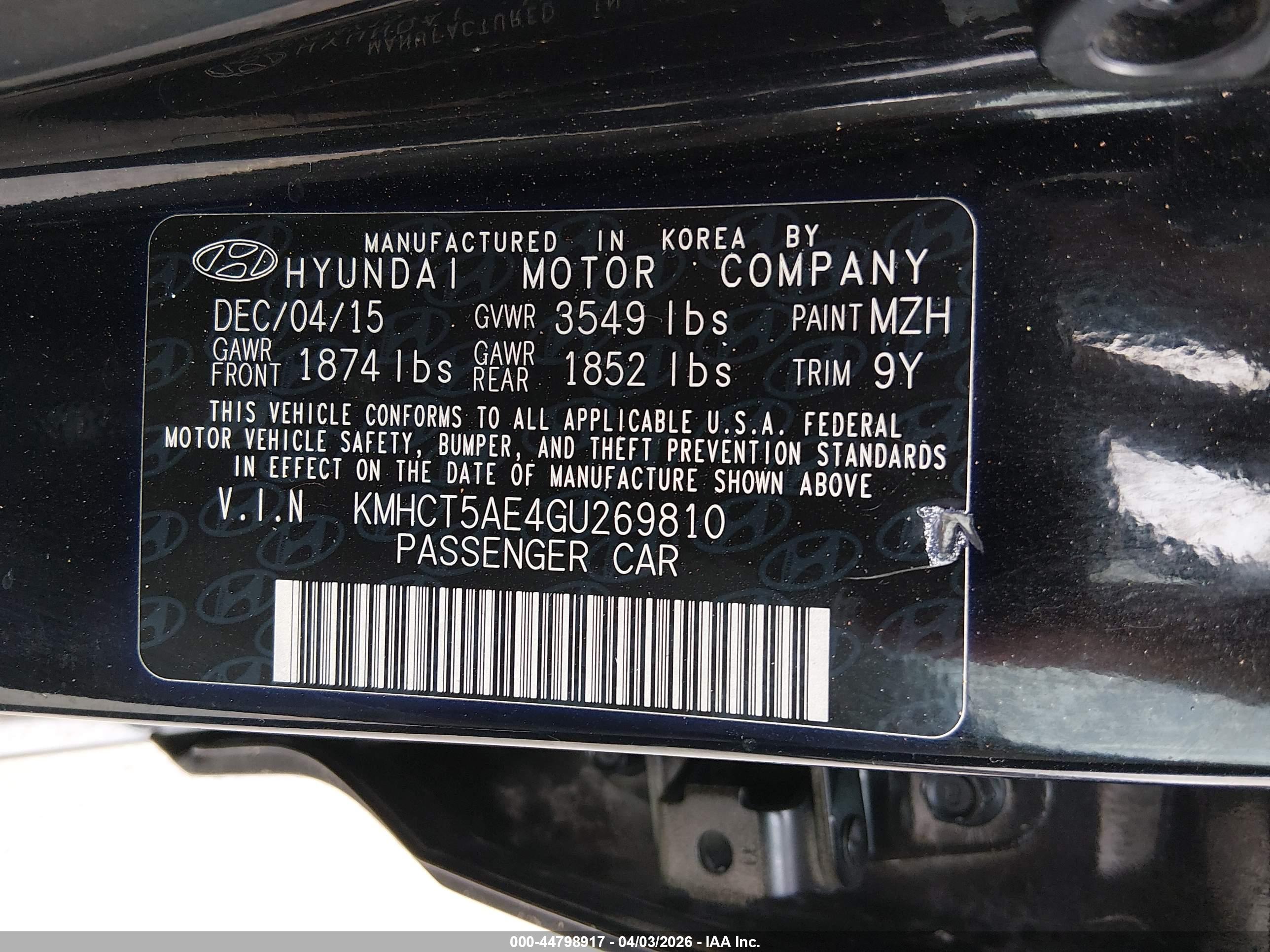 HYUNDAI ACCENT image 9