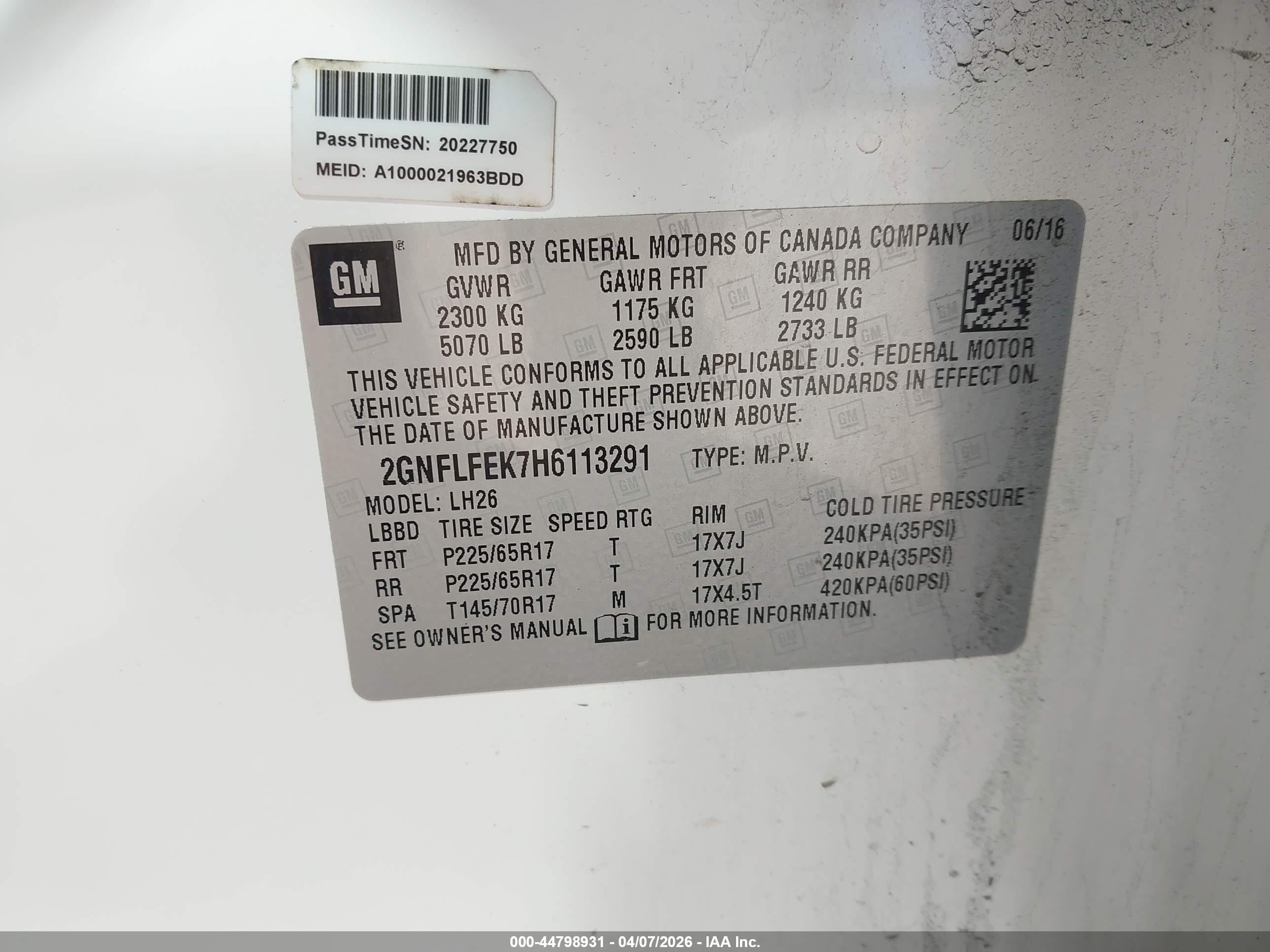 CHEVROLET EQUINOX image 9
